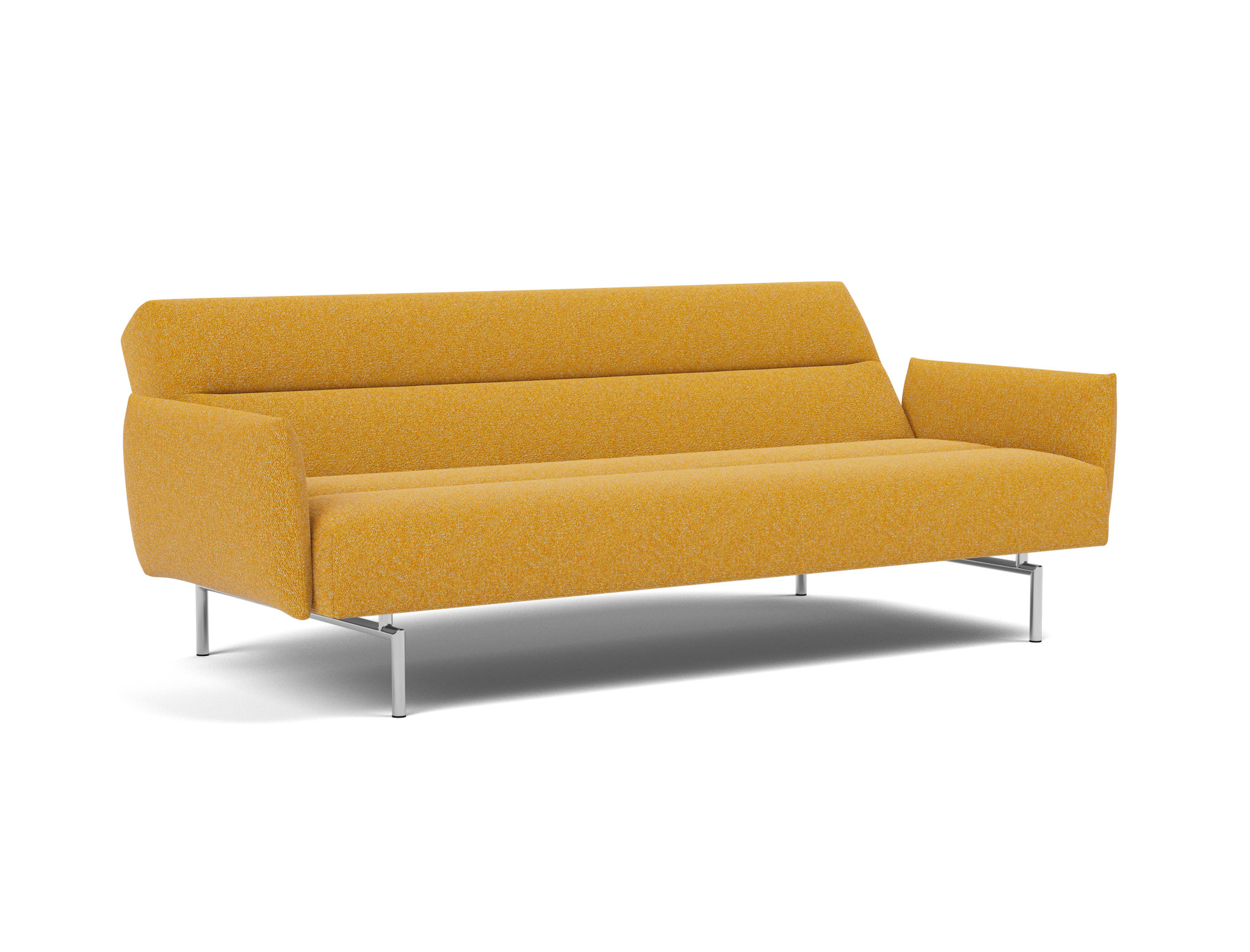 Schlafsofa Jillis mit Armlehnen Boucle Skandi 536-Ochre
