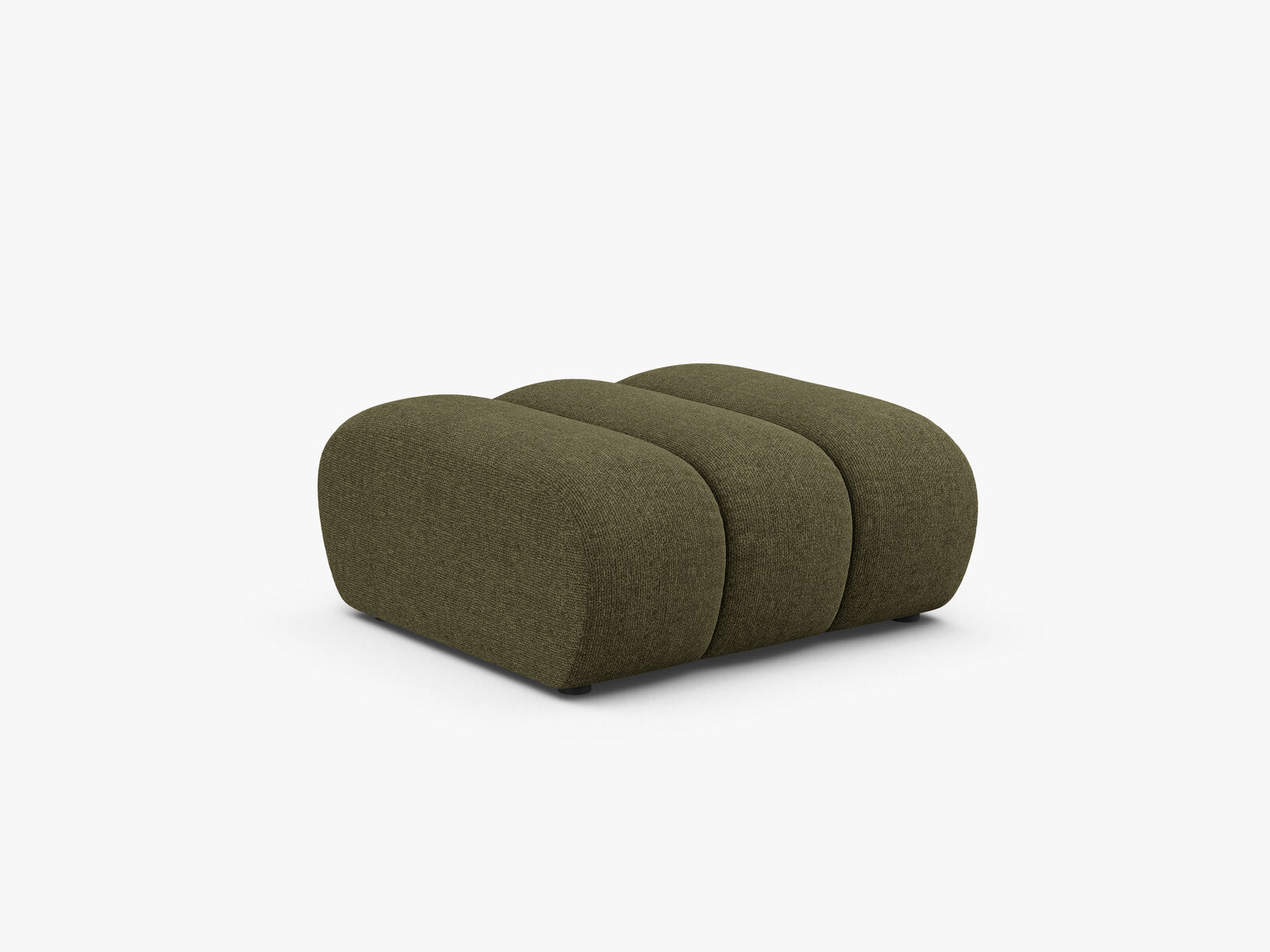 Micadoni Hocker Lupine Chenille Eden Grün