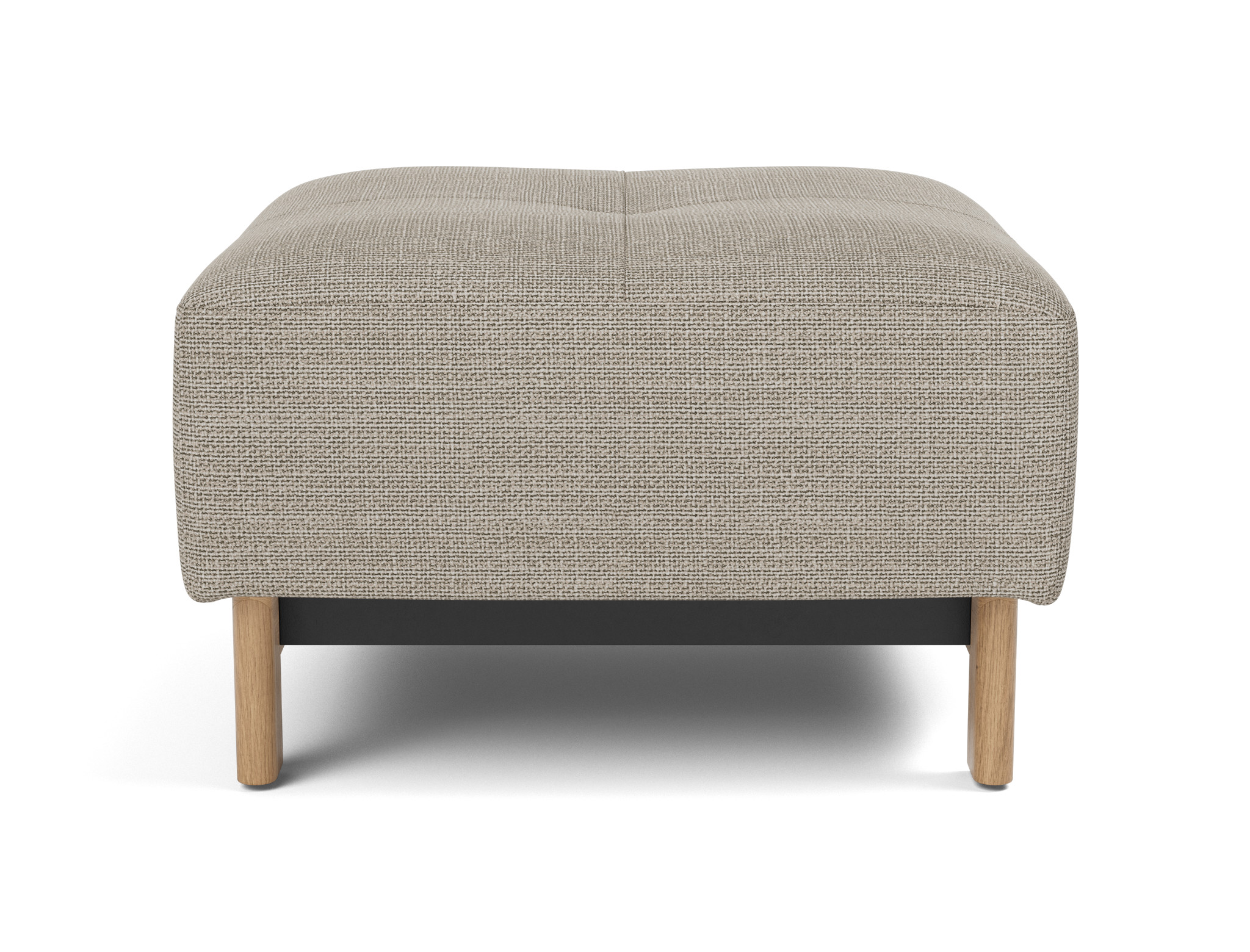 Hocker Pyxis Strukturierter Stoff Kenya 579-Gravel