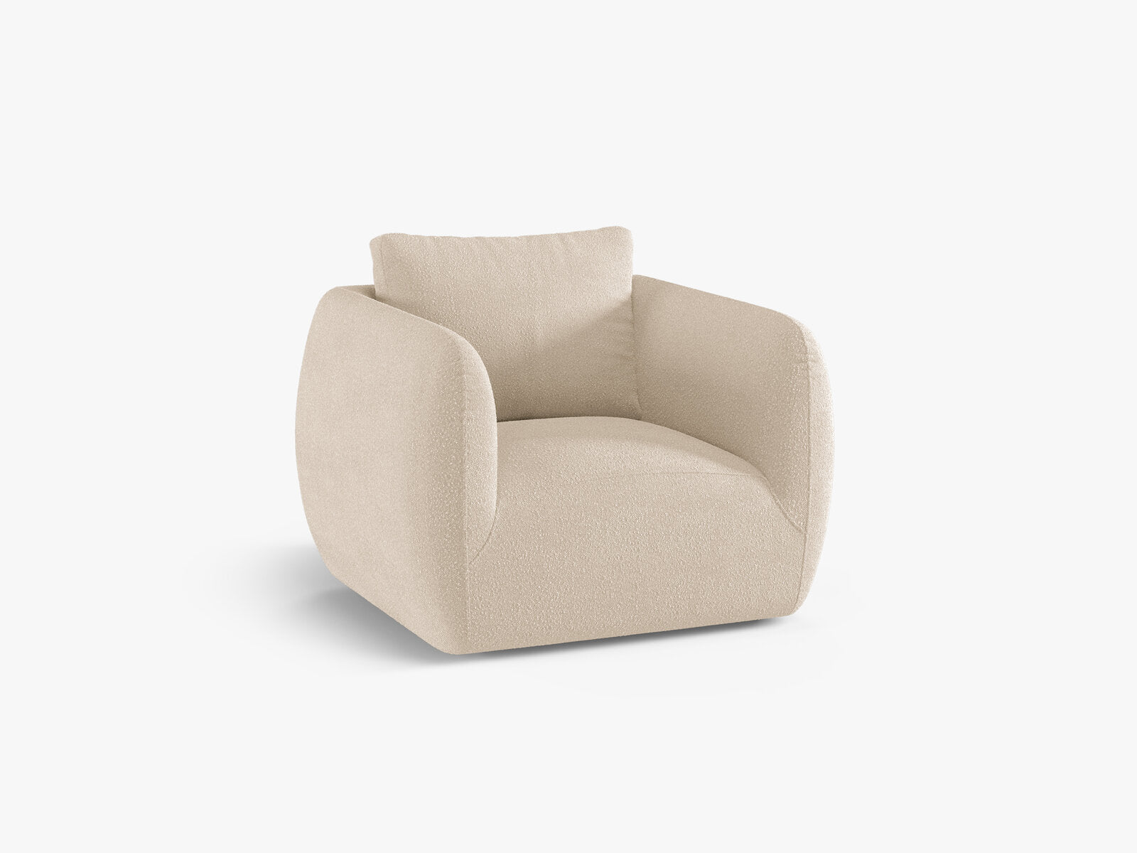 Micadoni Sessel Iga Boucle Baloo Beige