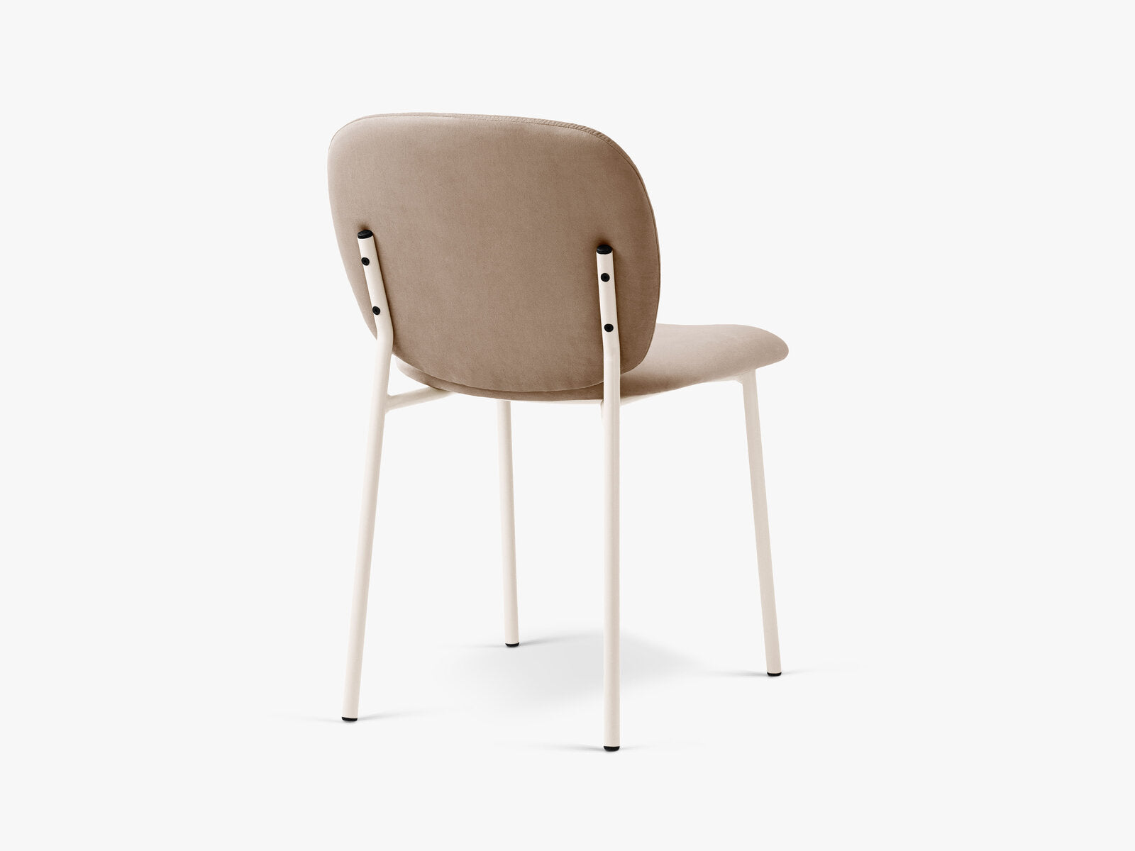 Micadoni Stuhl Caroline Samt Magic Velvet Mandelbeige Creme