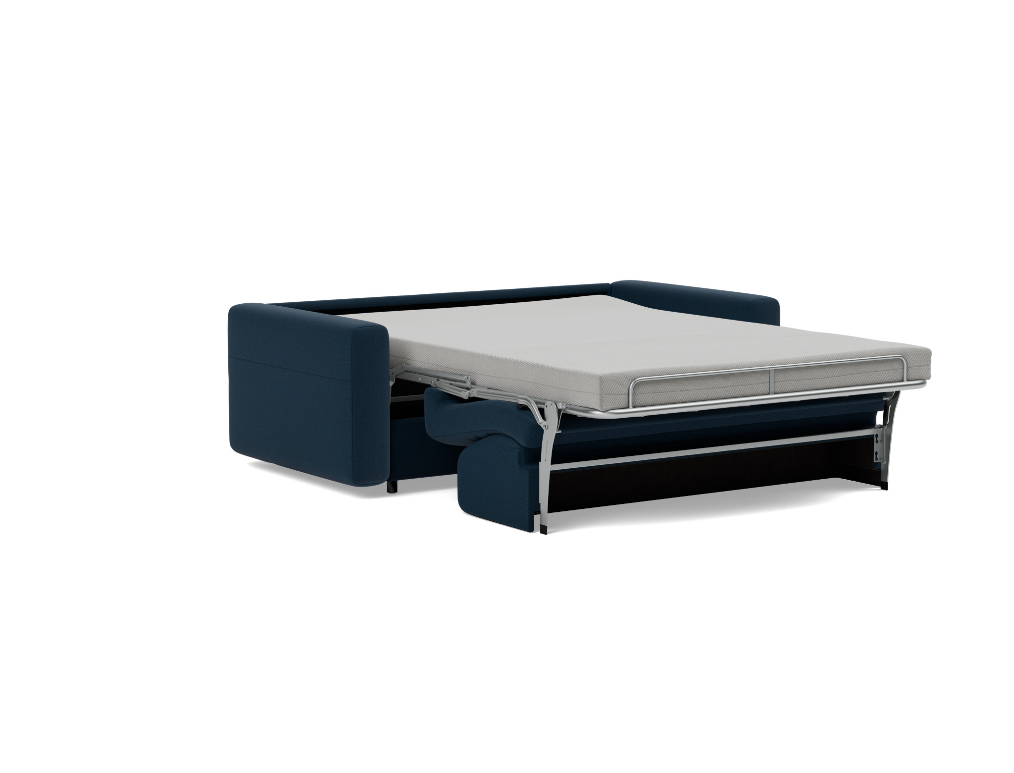 Schlafsofa Killian mit Memory-Matratze 140 Flachgewebe Mixed Dance 528-Blue