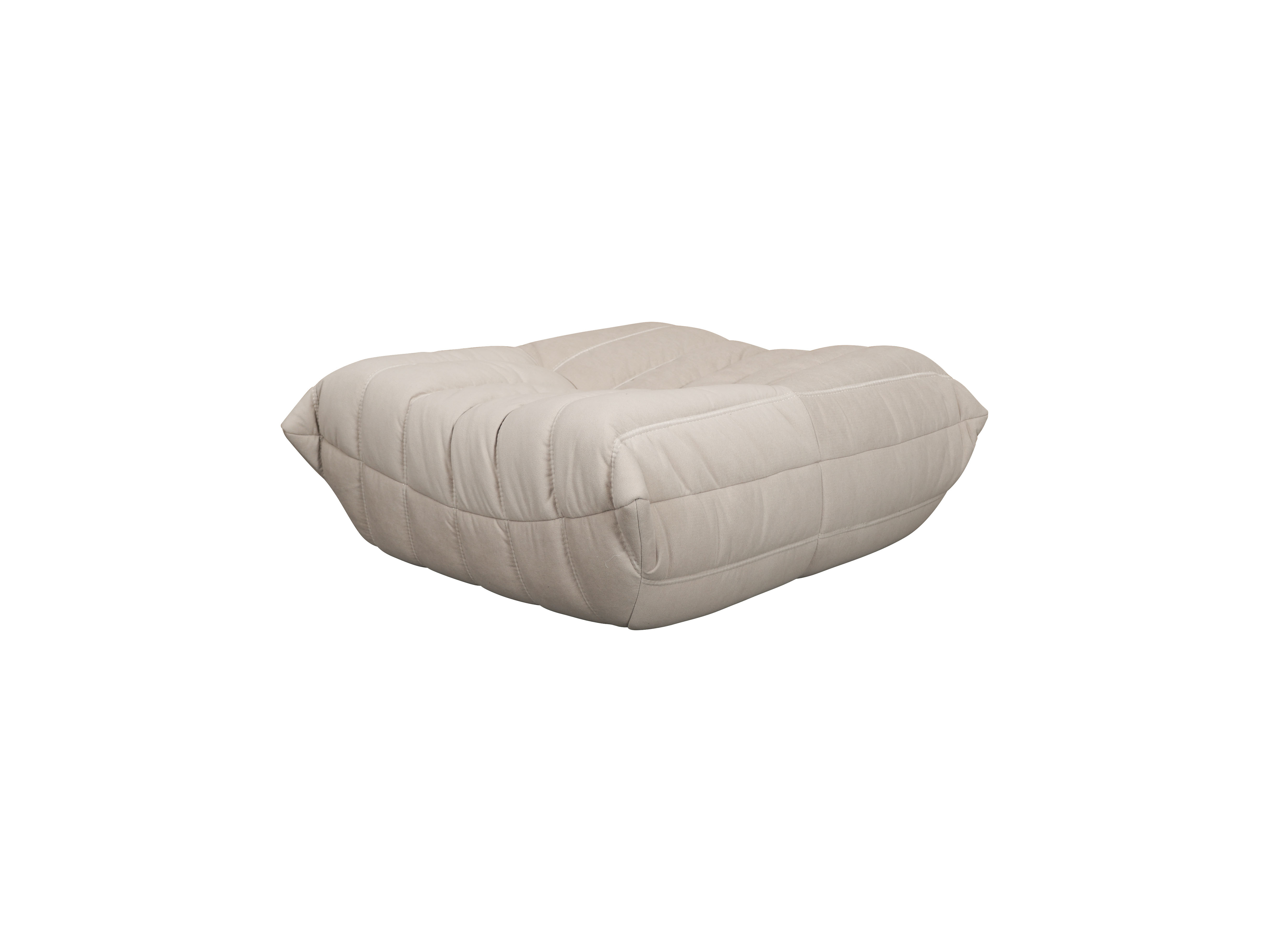 Livin Hill Set Nua: Sessel 87 cm + Fußhocker Hellbeige