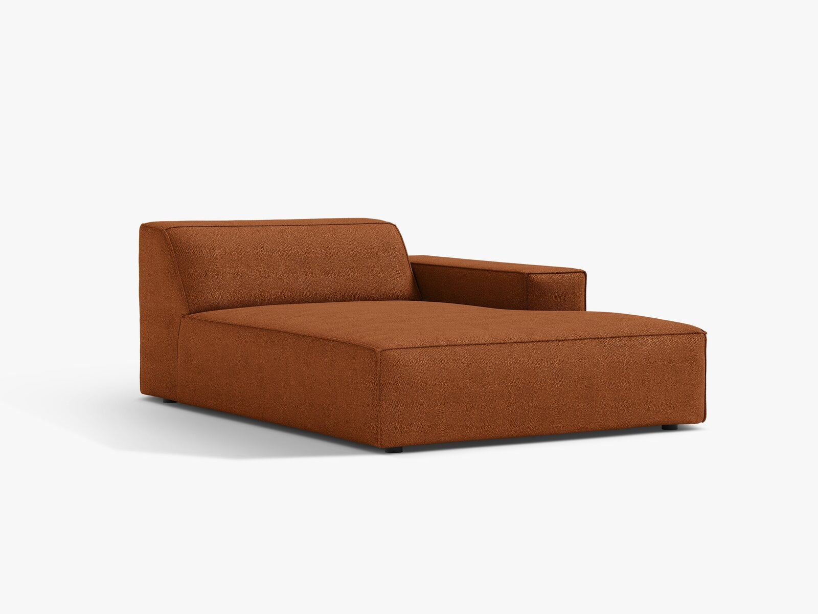 Micadoni Jodie Chaiselongue Rechts Boucle Baloo Terrakotta