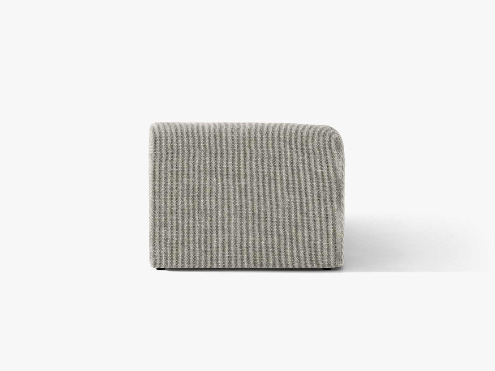 Micadoni Modul Miley 2-Sitzer Links Chenille Haga Hellgrau