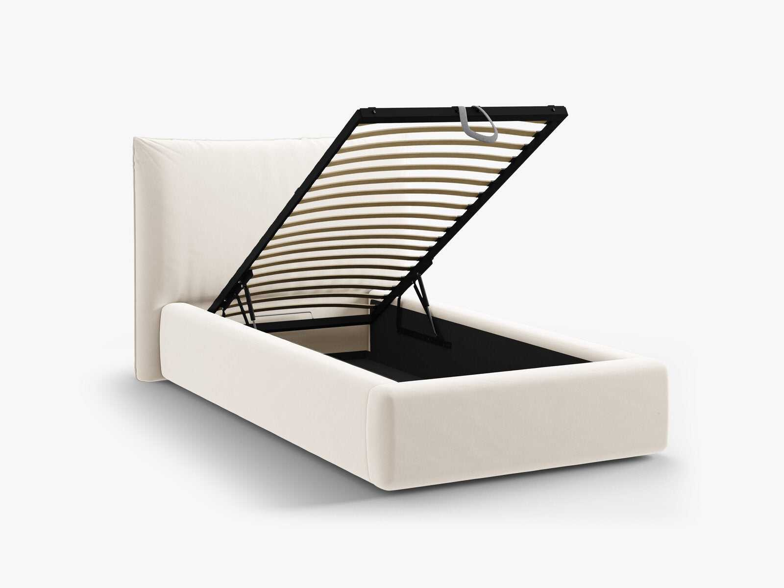 Micadoni Bett Kaelle Samt Bluvel Helles Beige