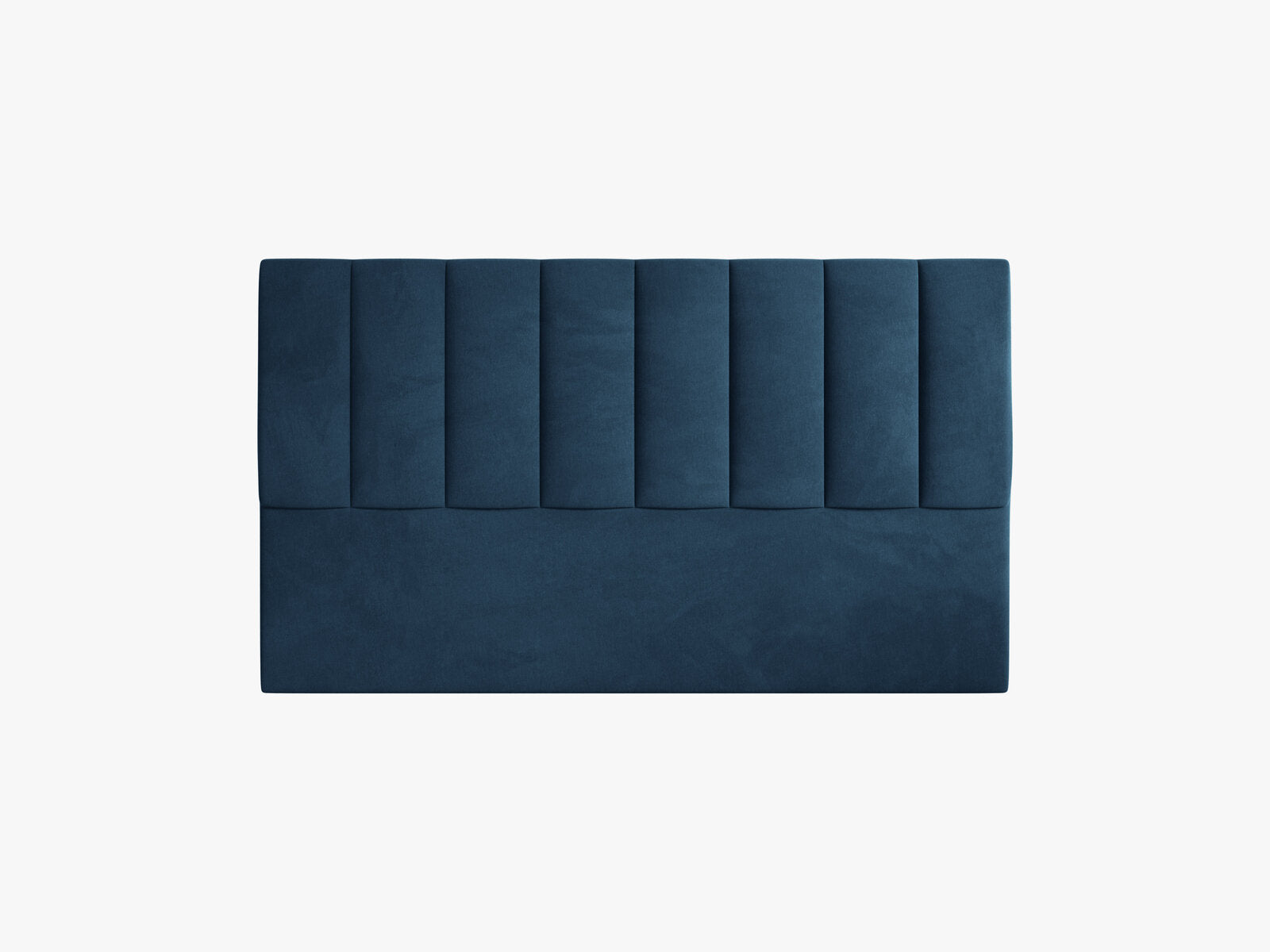 Micadoni Marl Samtiger Kopfteil 140 cm (H 95 cm) Samt Magic Velvet Marineblau 160x95