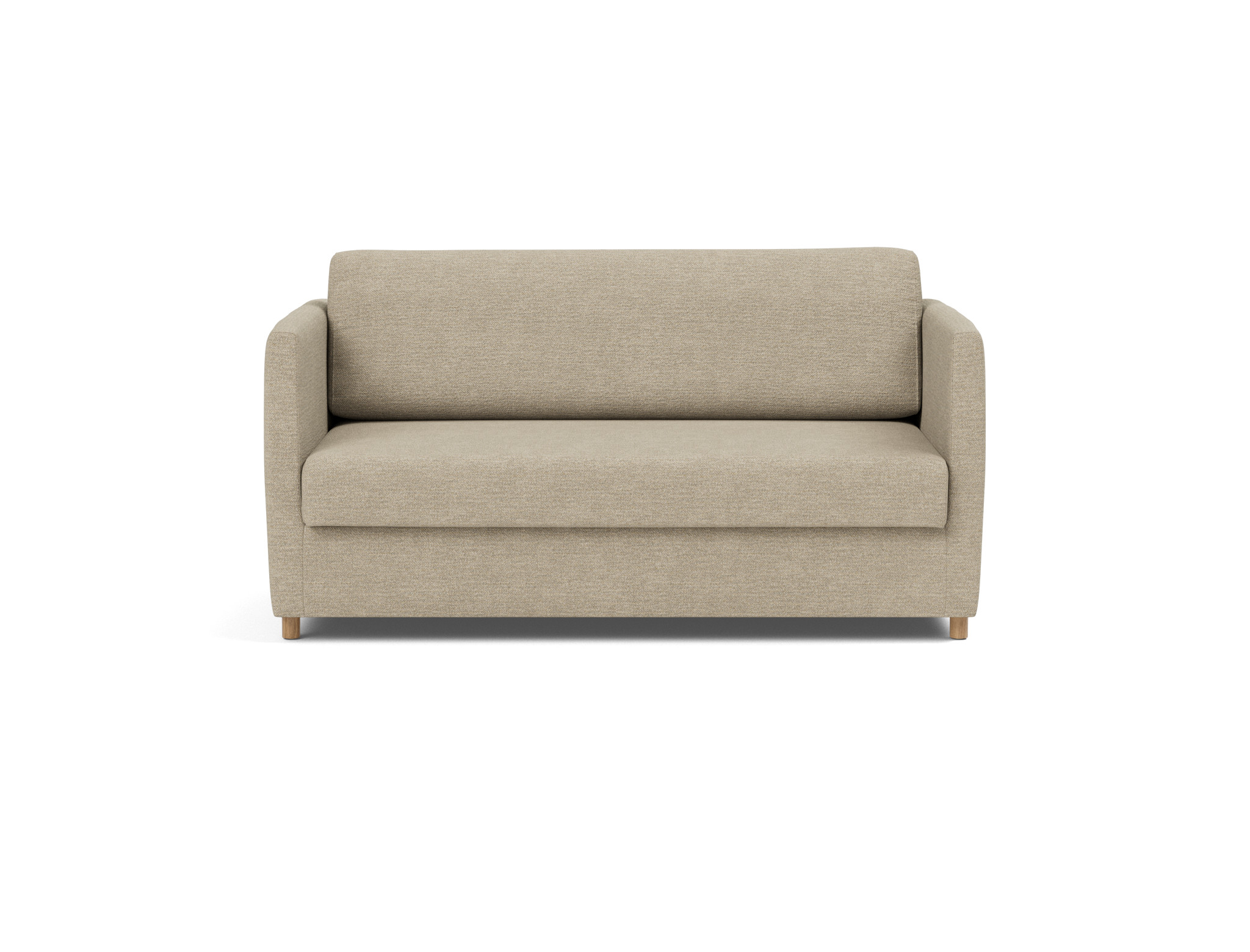 Schlafsofa Olan Strukturierter Stoff Taura 356-Sand