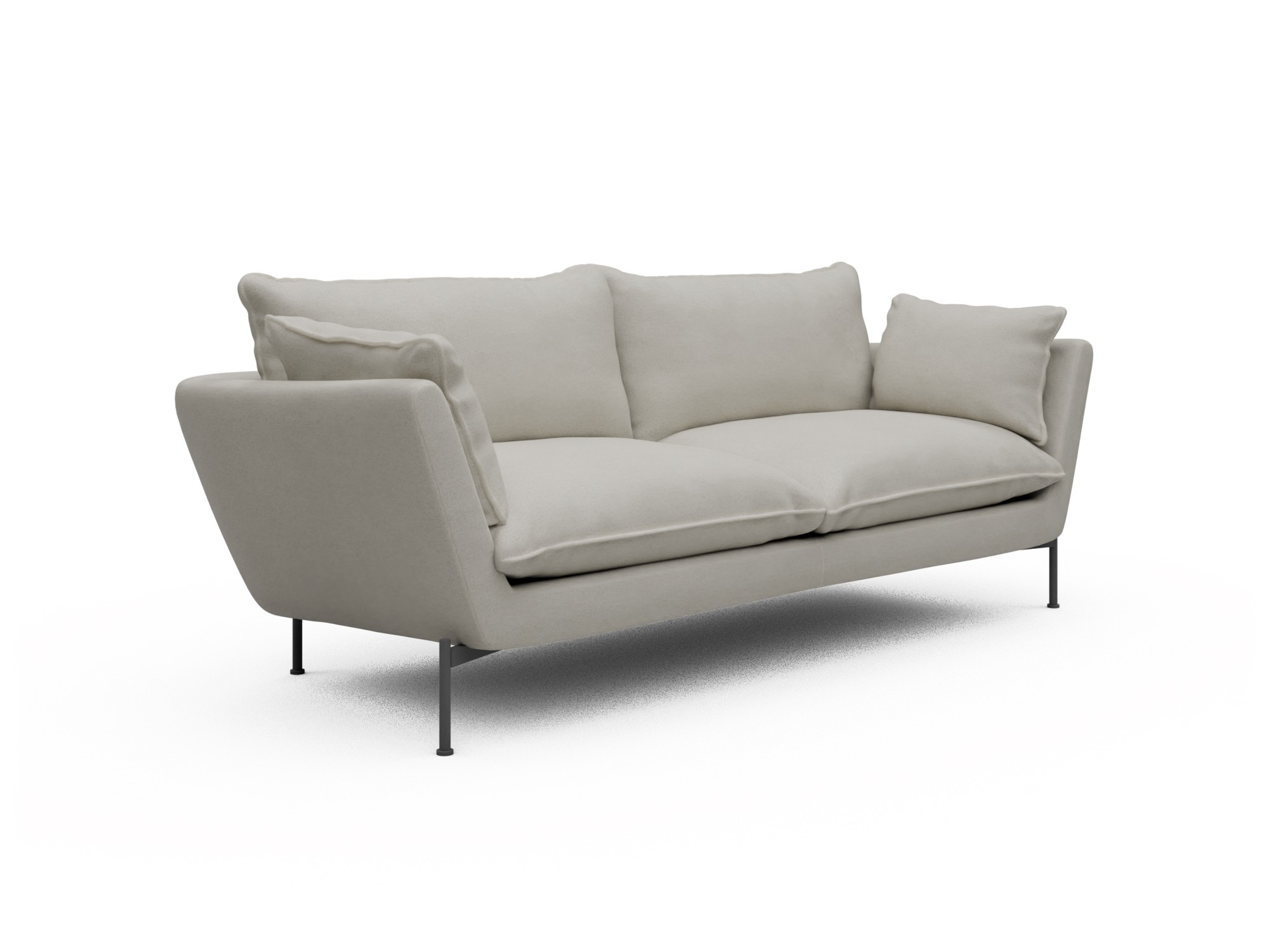Skandi Home Sofa Anton Soft 3-Sitzer Denari-Clean-Beige moebelfaktor