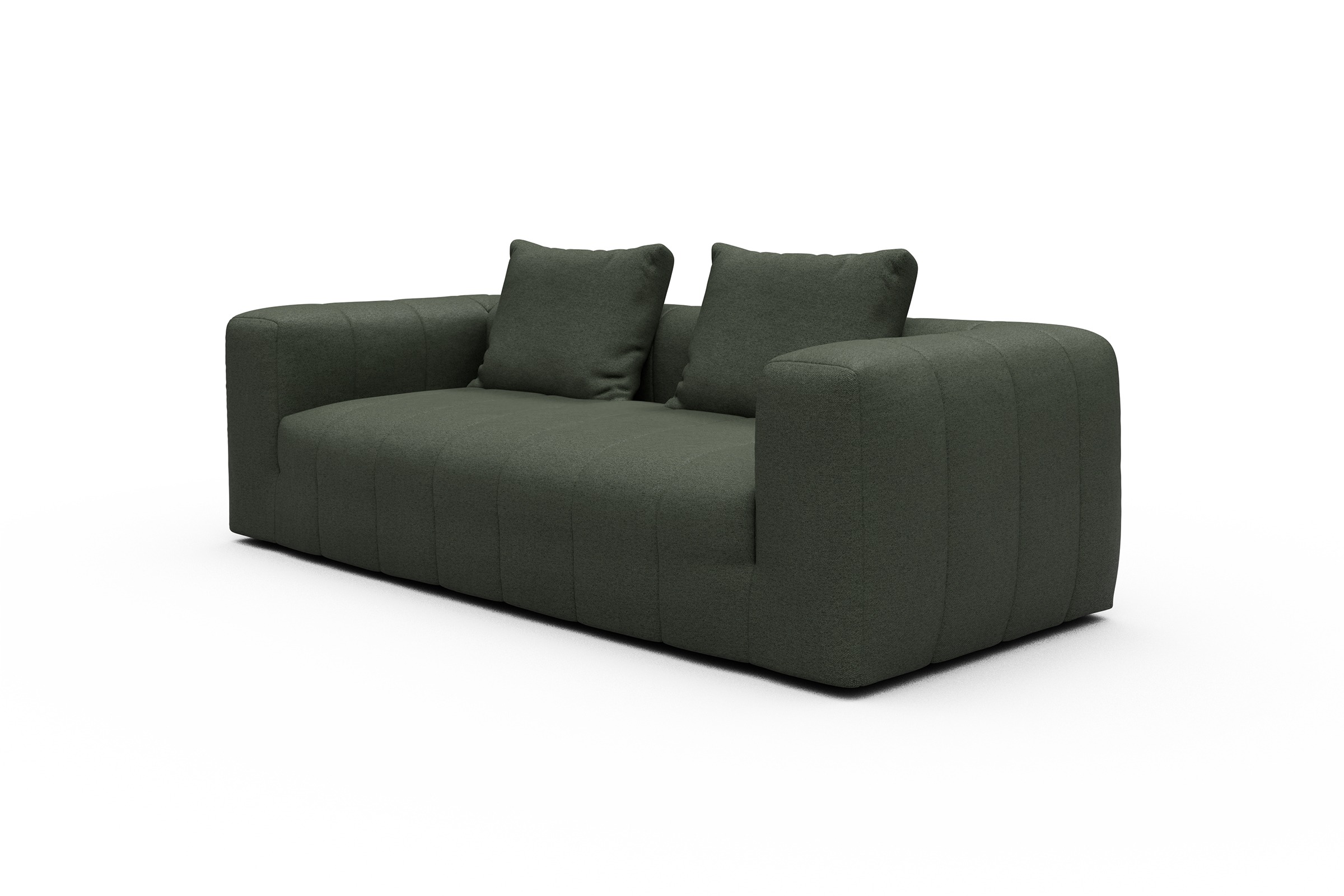 Sofa Hugo 3-Sitzer Denari-Forest-Green