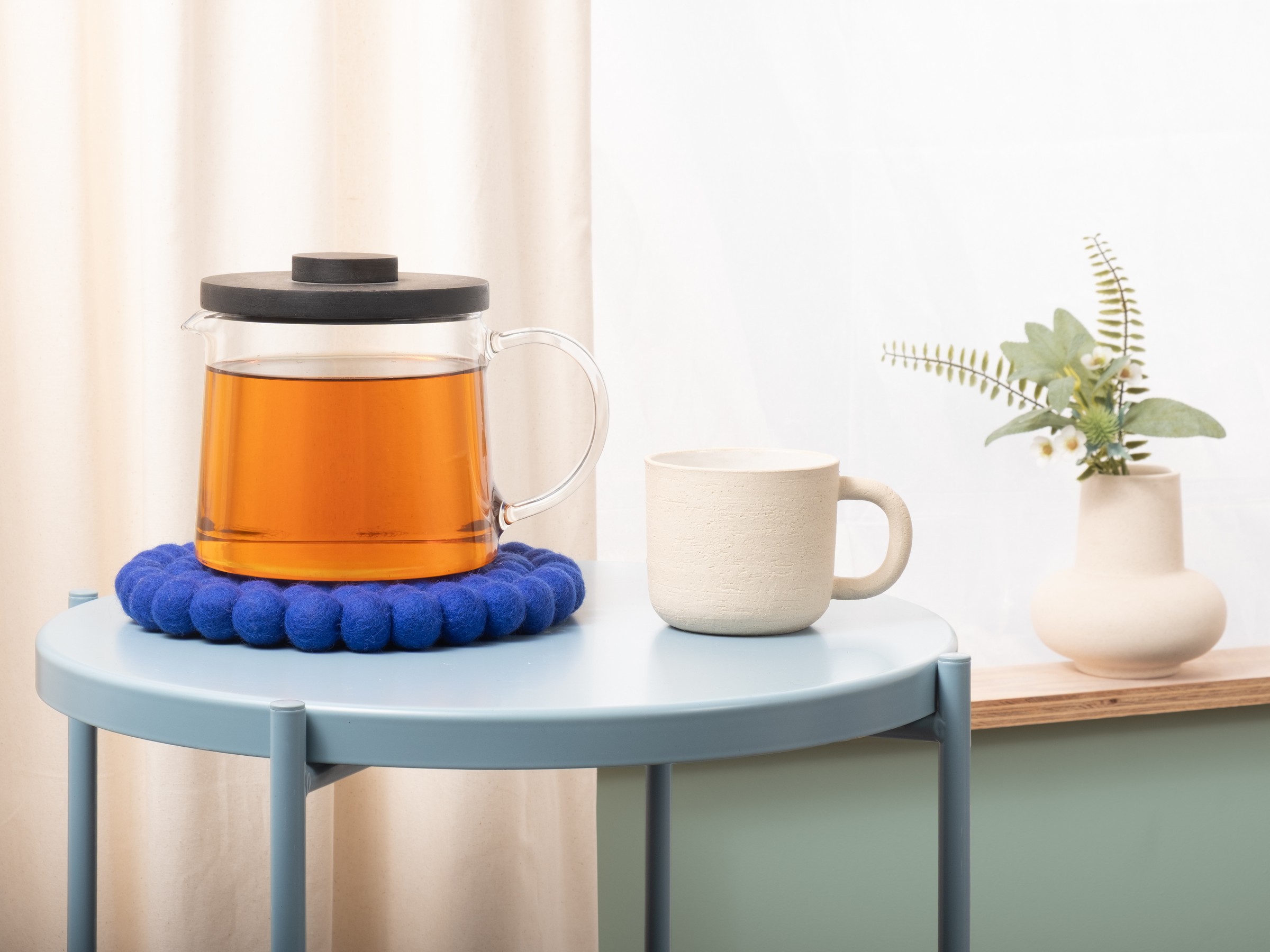 myfelt Isa Topfuntersetzer Royalblau Ø 20 cm