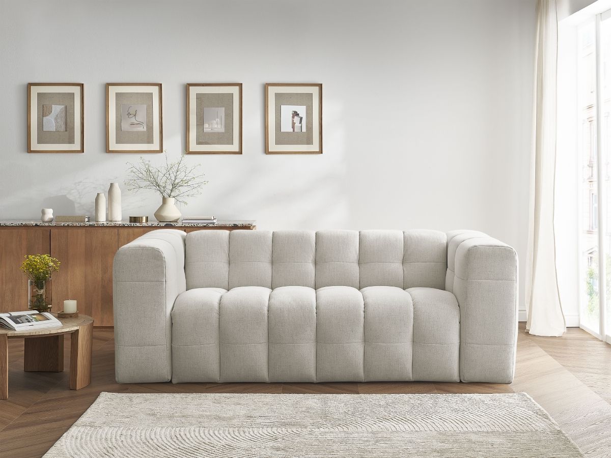 Bobochic Cloud Schlafsofa 3-Sitzer Stoff Beige