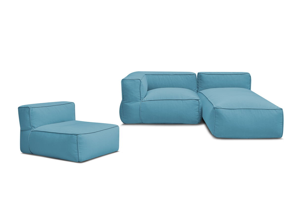 Stoff · Hellblau