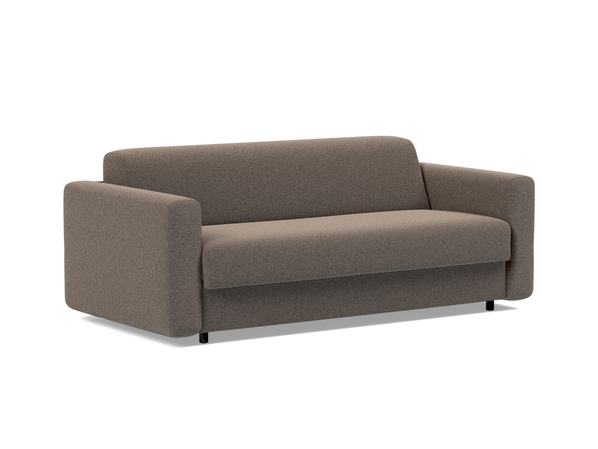 Schlafsofa Killian mit Memory-Matratze 140 Boucle Skandi 530-Taupe