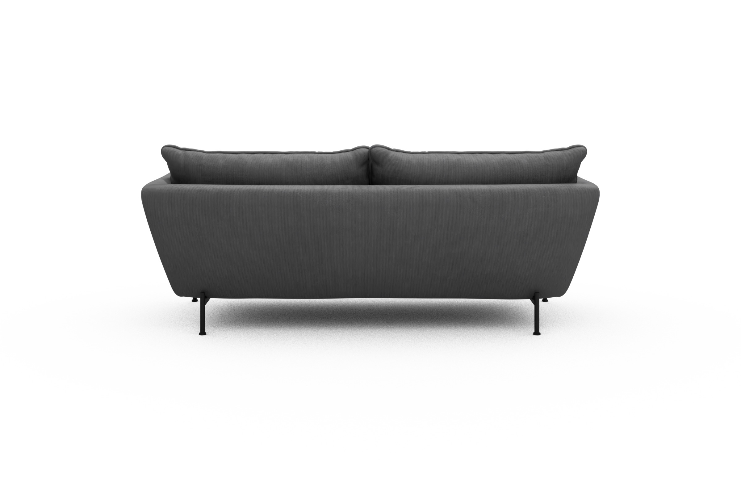 Sofa Anton PREMIUM 2-Sitzer Cordufine-Grey