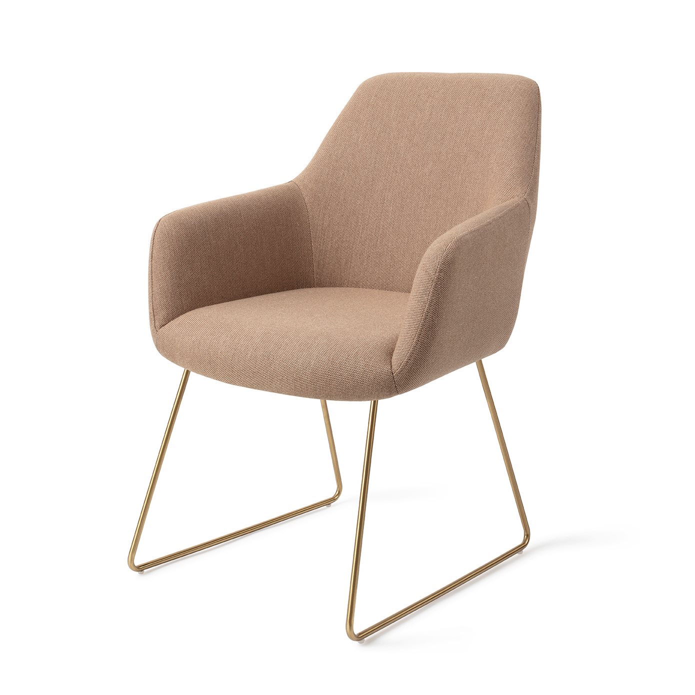 Jesper Home Esszimmerstuhl Hiroo Whisper-Wheat Slide Gold