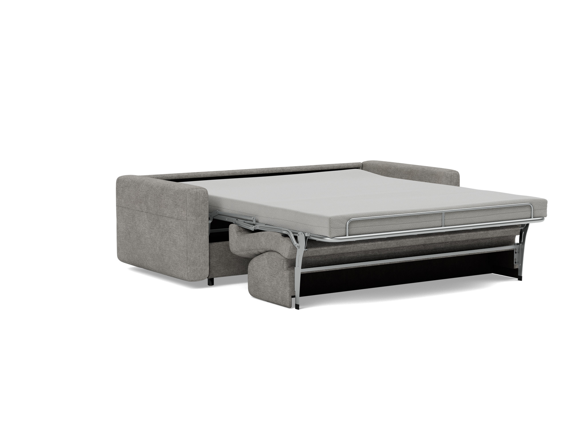 Schlafsofa Killian mit Taschenfederkernmatratze 160 Flachgewebe Avella 282-Warm-Grey
