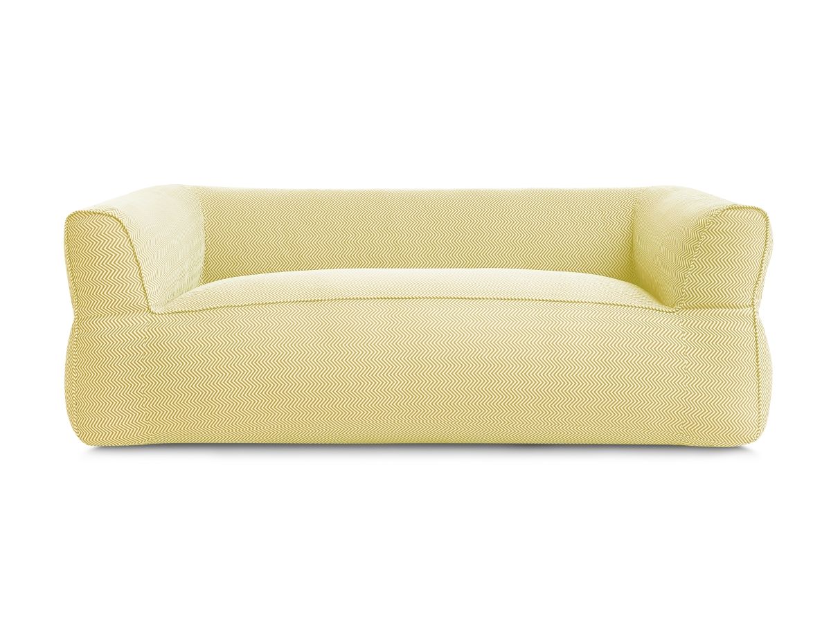 Bobochic Nour Gartensofa 3-Sitzer Stoff Gelb