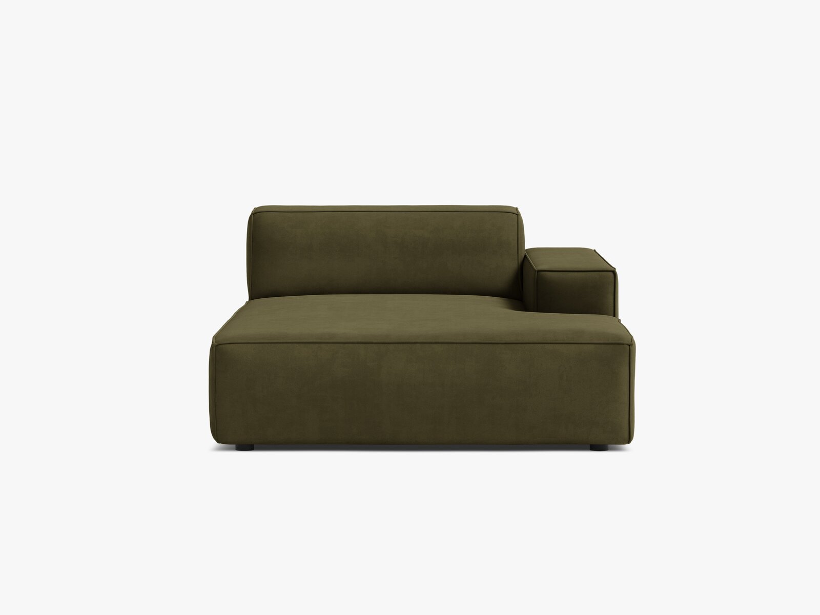 Micadoni Jodie Chaiselongue Rechts Samt Bluvel Grün