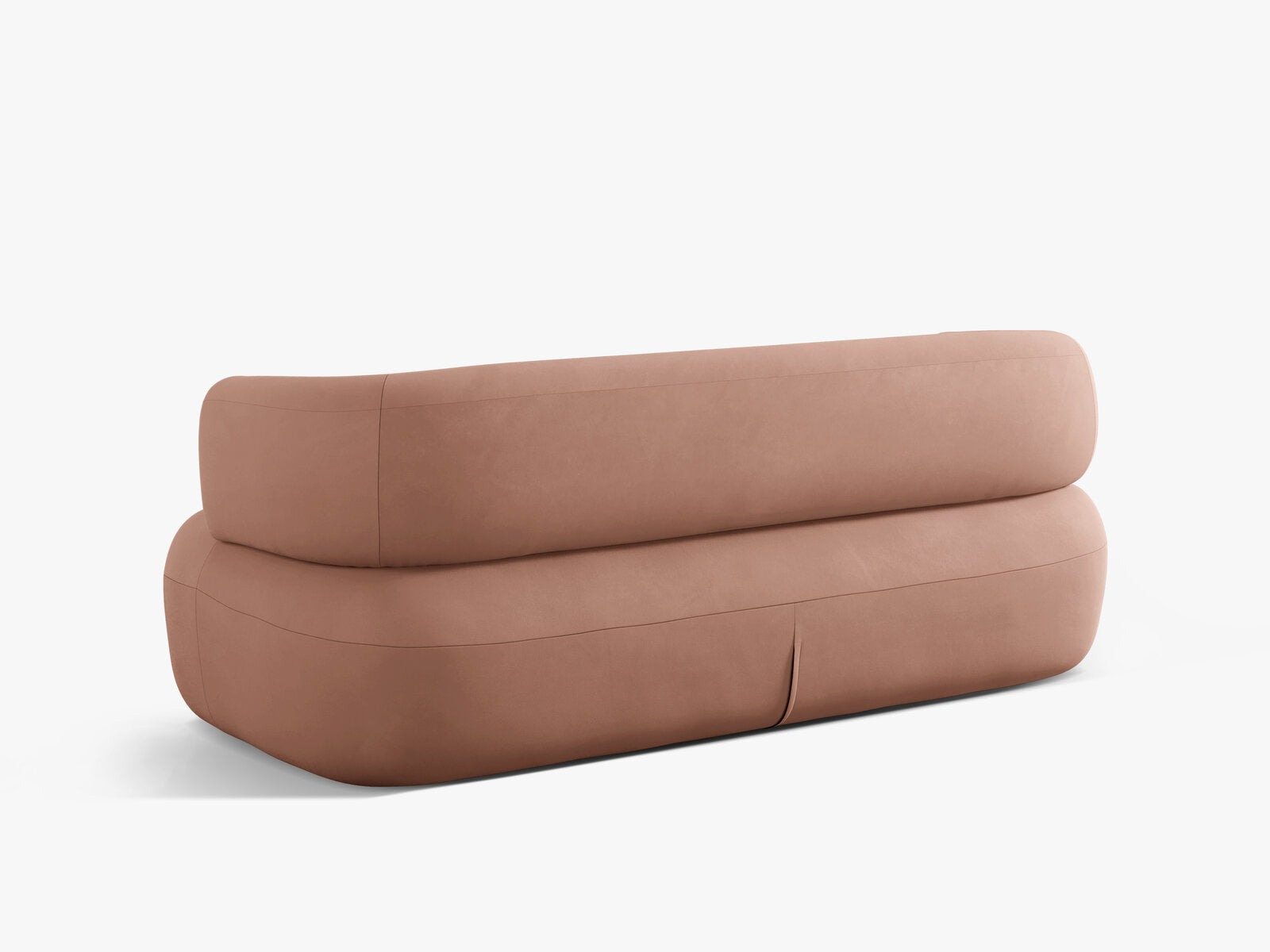 Micadoni Sofa Jenny 2-Sitzer Samt Salvador Rosa