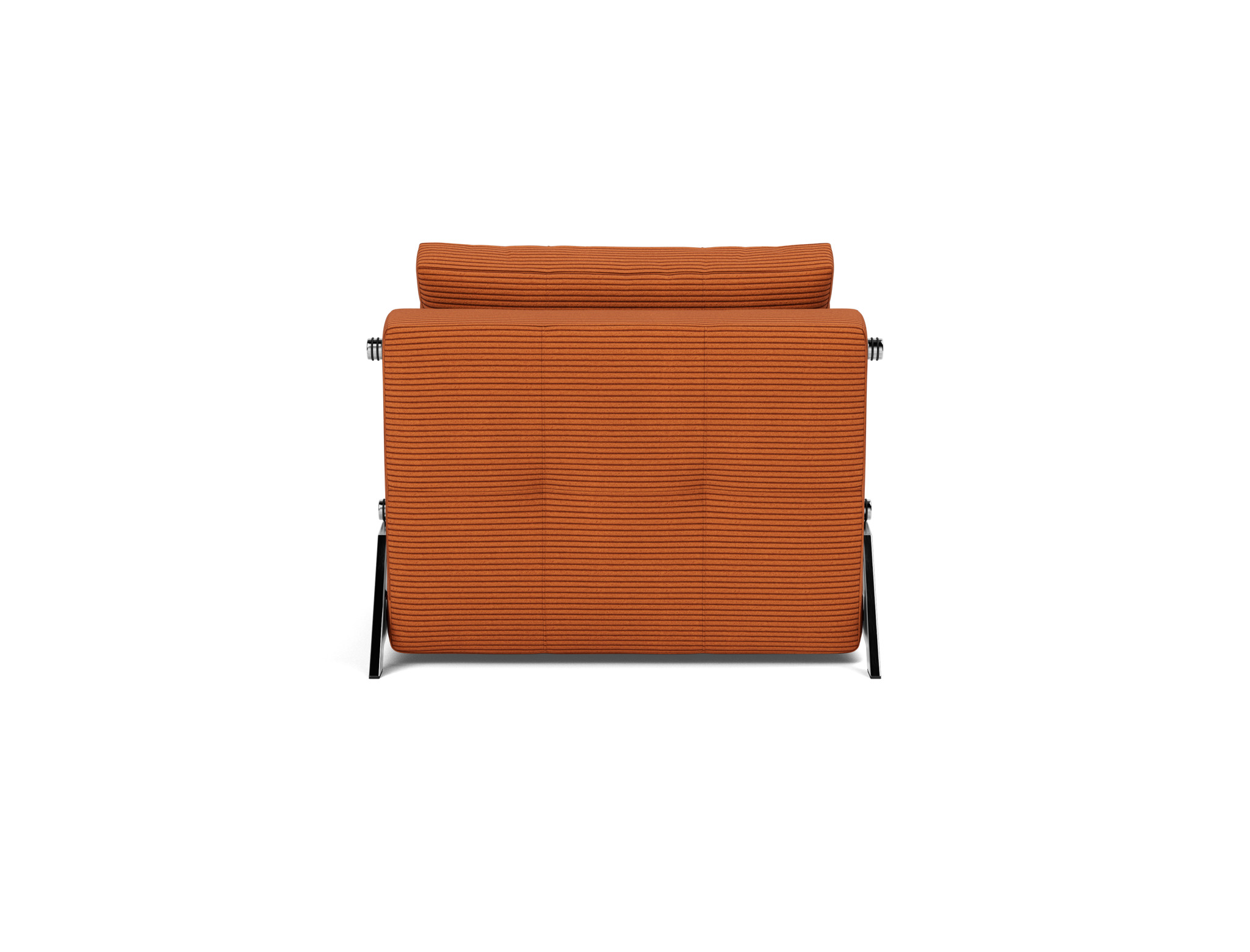 Schlafsessel Cubed 90 Kord Corduroy 595-Burnt-Orange Beine Chrom