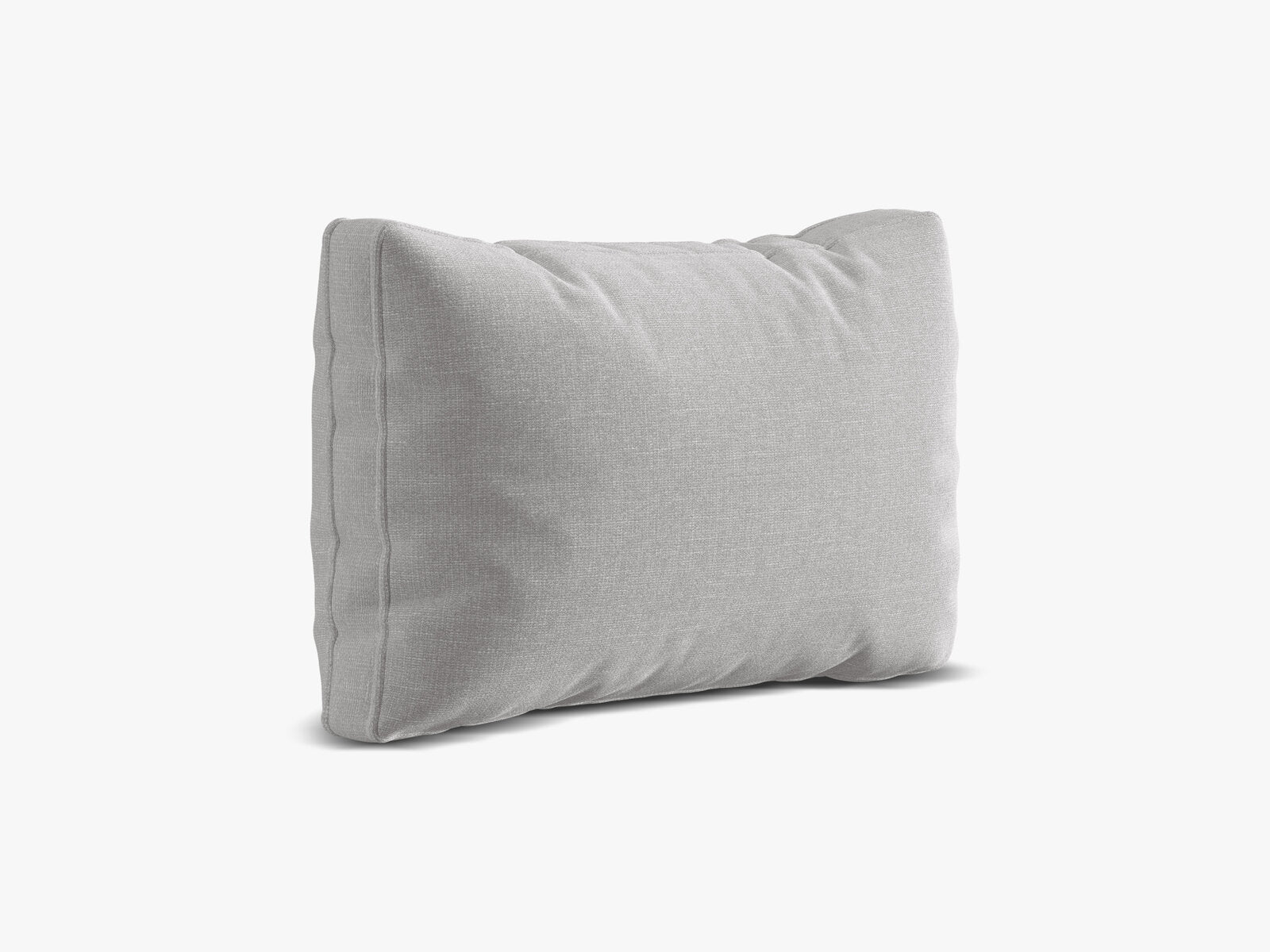 Micadoni Kissen Dreamy Strukturierter Stoff Liberty Hellgrau