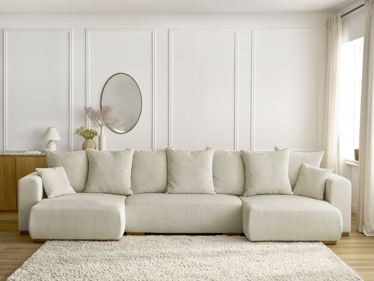Bobochic Sidonie Wohnlandschaft Cordsamt Beige