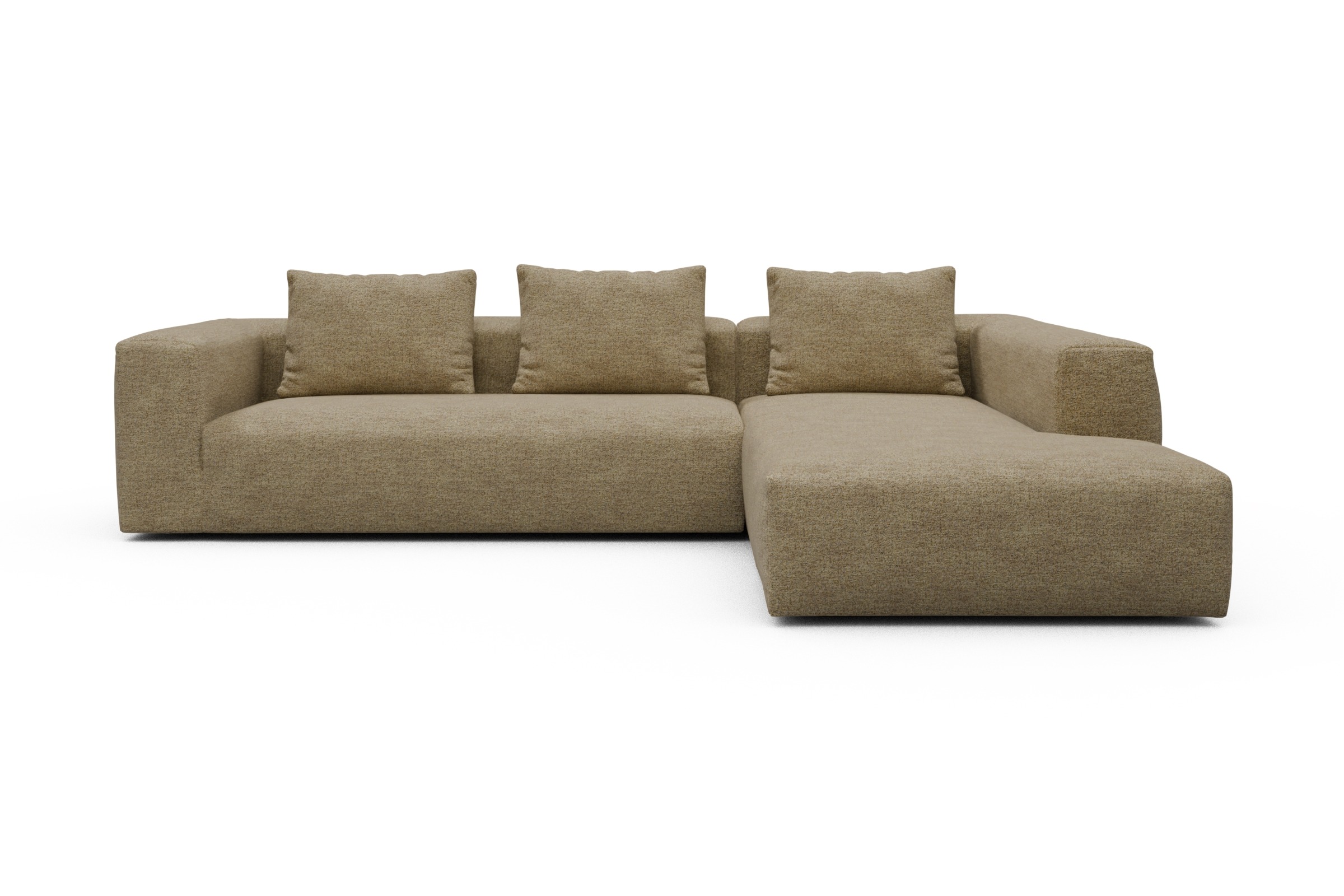 Skandi Home Ecksofa Fred Relax-Ecke rechts mit 2,5-Sitzer Carreno-Silician-Yellow moebelfaktor