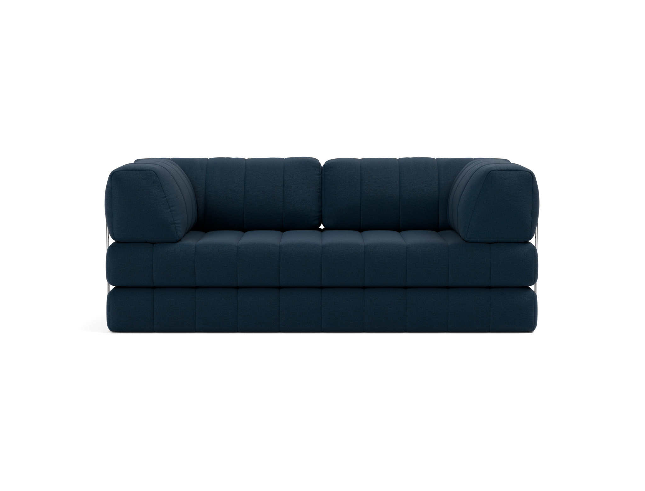 Schlafsofa CozyPad mit Armlehnen Flachgewebe Mixed Dance 528-Blue
