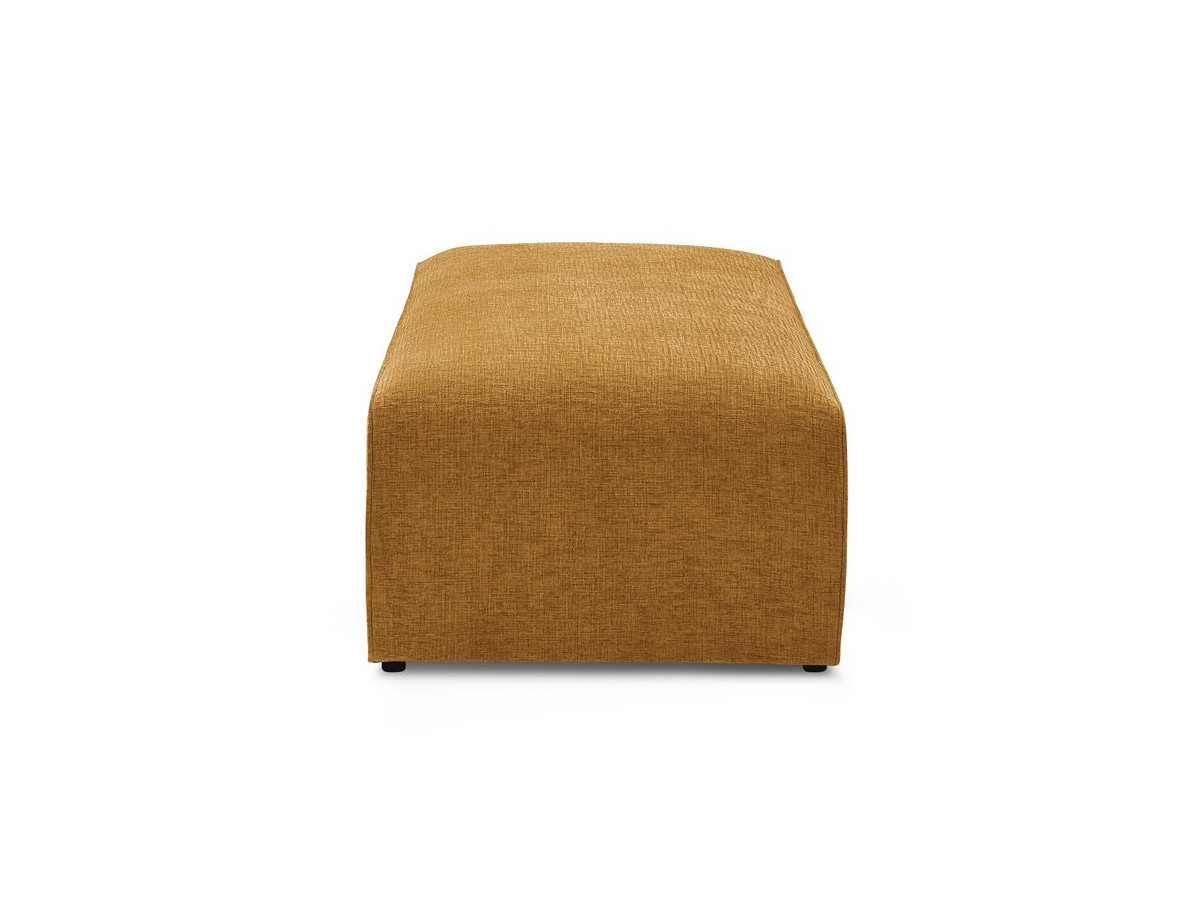 Bobochic Megeve Pouf Strukturstoff Gelb