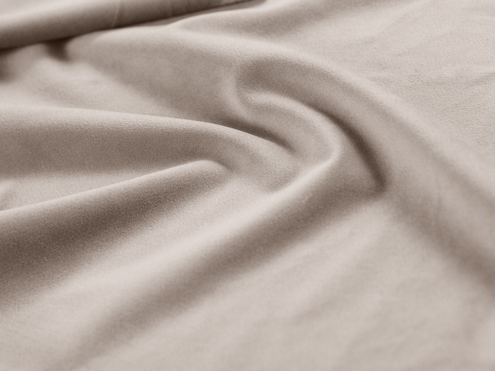 Micadoni Hocker Pola Samt Salvador Beige
