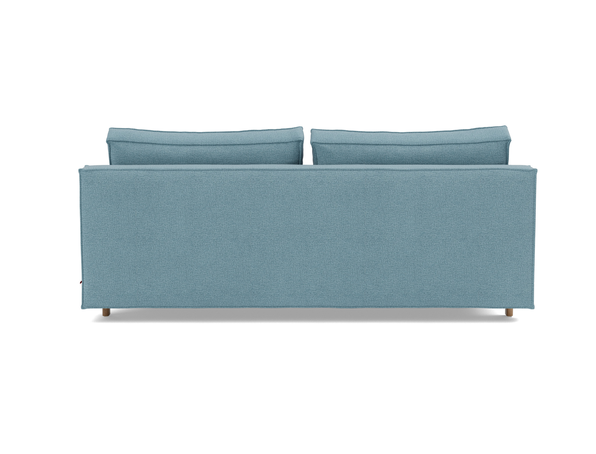Schlafsofa Sly Flachgewebe Mixed Dance 525-Light-Blue Beine Eiche