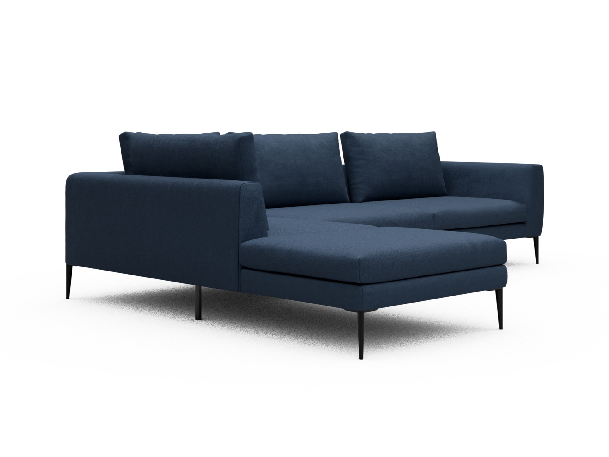 Skandi Home Ecksofa Paul Relax-Ecke links mit 3-Sitzer Weda-Blue moebelfaktor