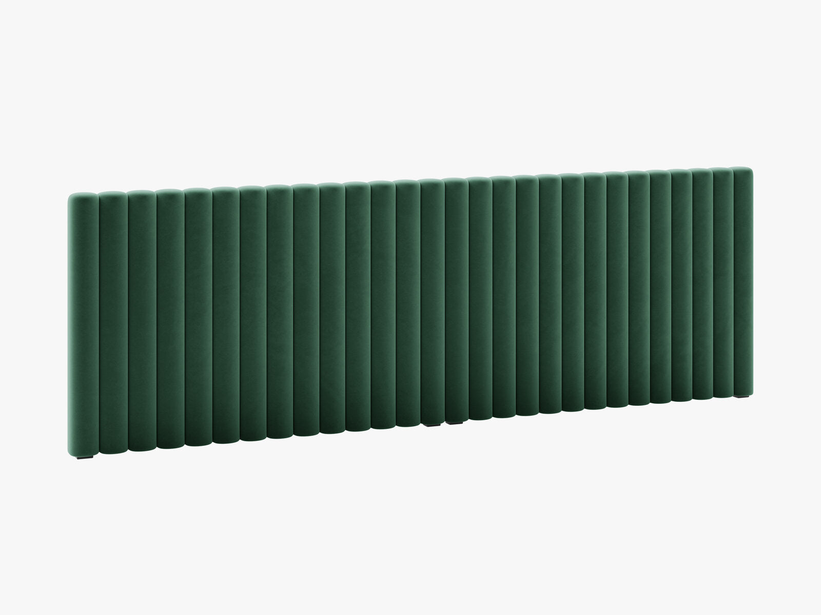Micadoni Mistero Polster-Kopfteil Samt Paris Grün 280x95