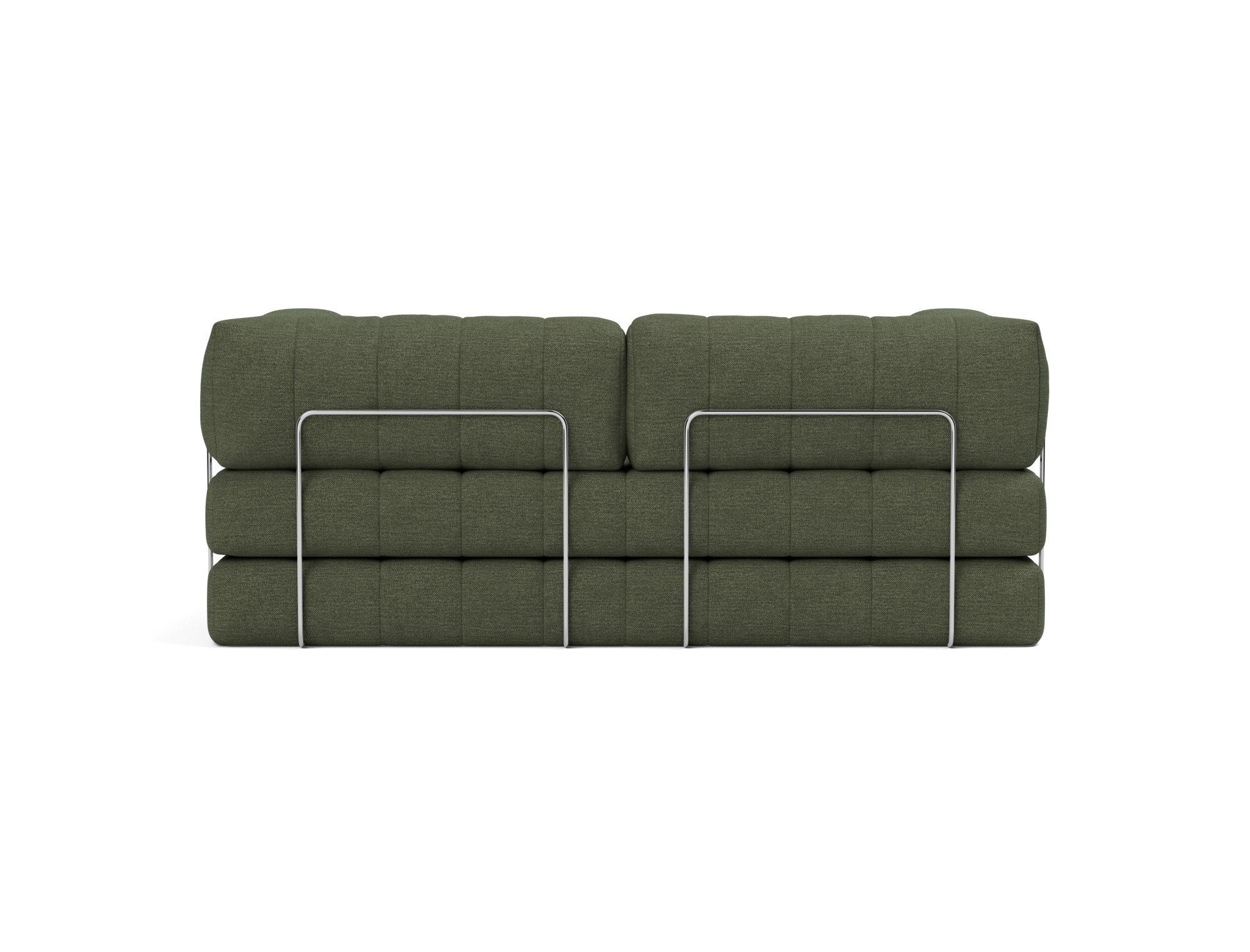Schlafsofa CozyPad mit Armlehnen Strukturierter Stoff Taura 353-Forest