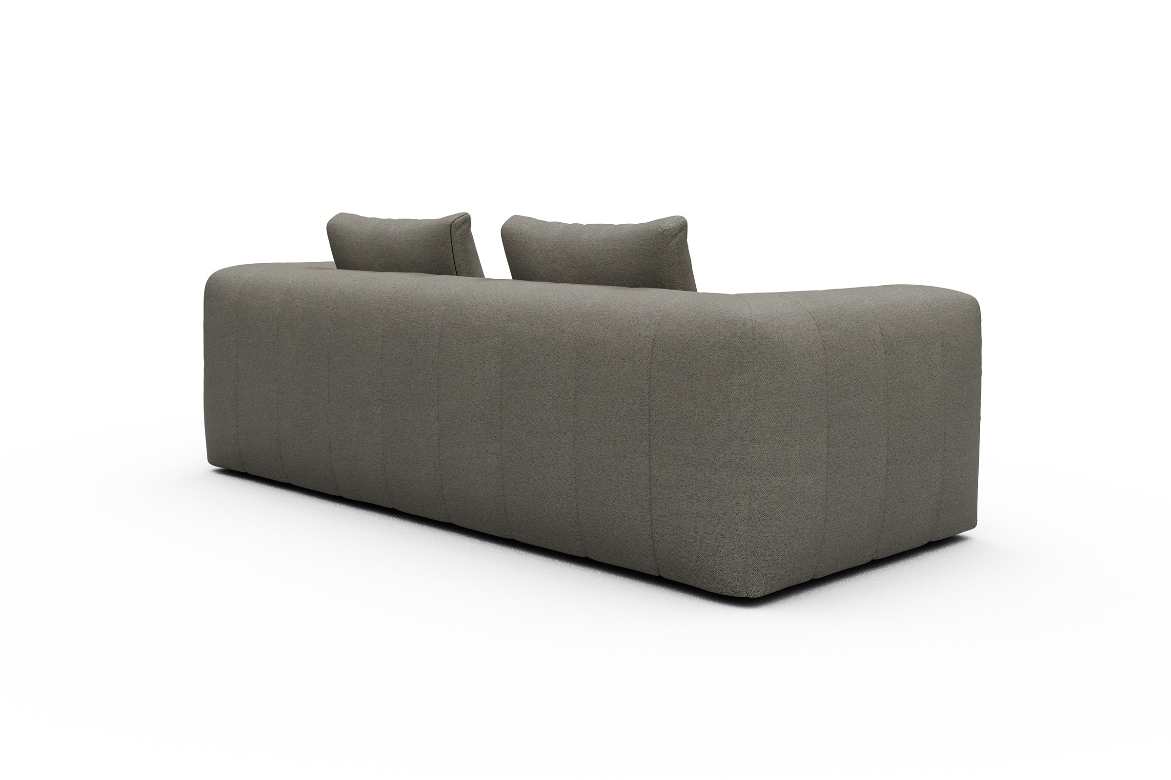 Sofa Hugo 3-Sitzer Denari-Warm-Grey