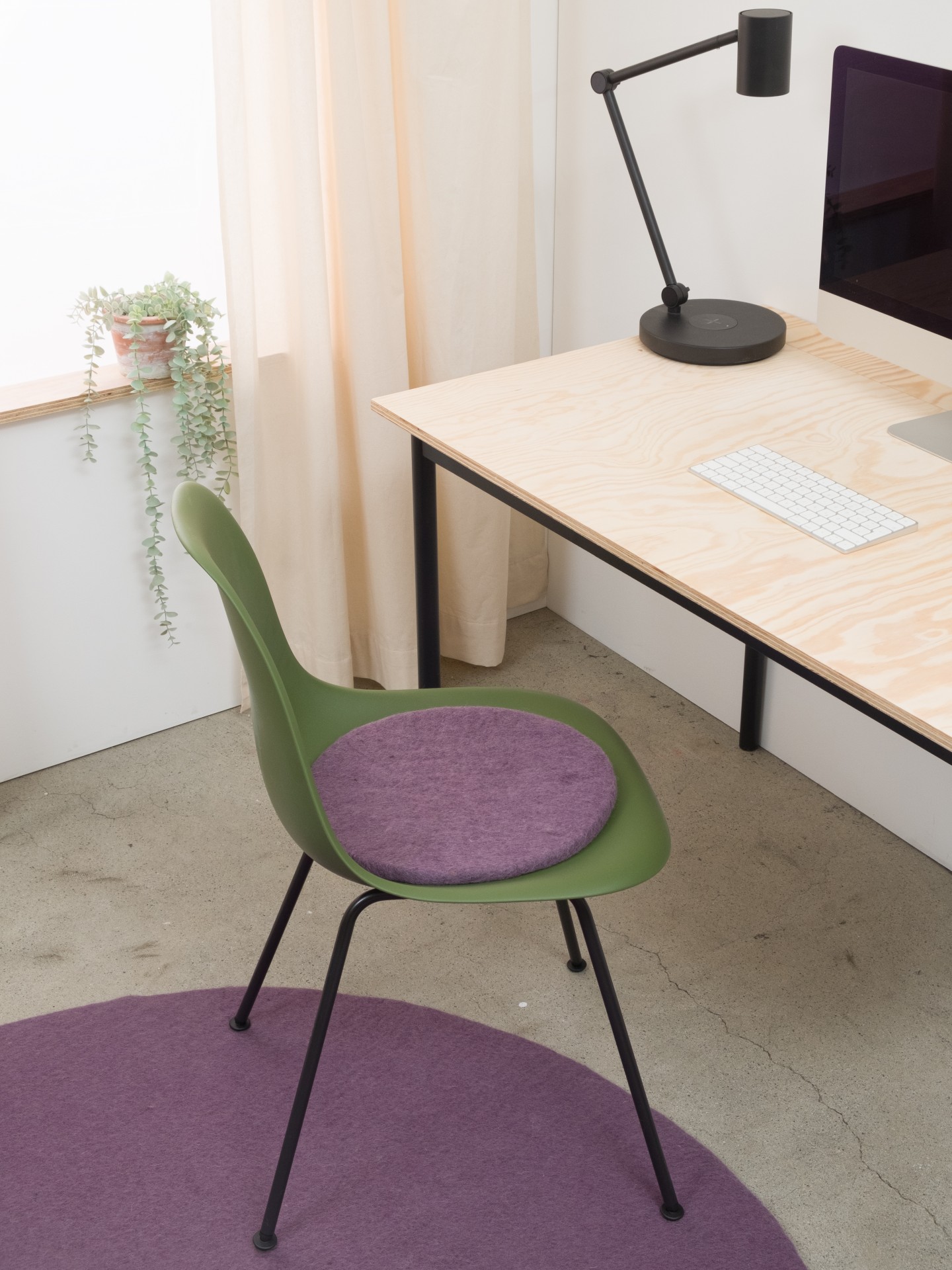 myfelt Frida - Flache Sitzauflage rund