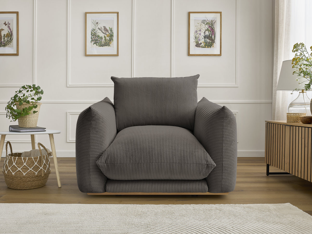 Bobochic Ernest Sessel Cordsamt Taupe