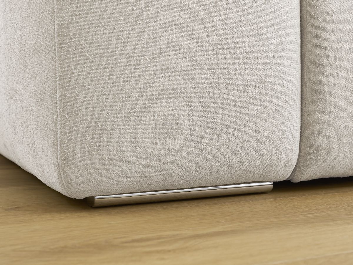Bobochic Zephyr Sofa 2-Sitzer Strukturstoff Weiß