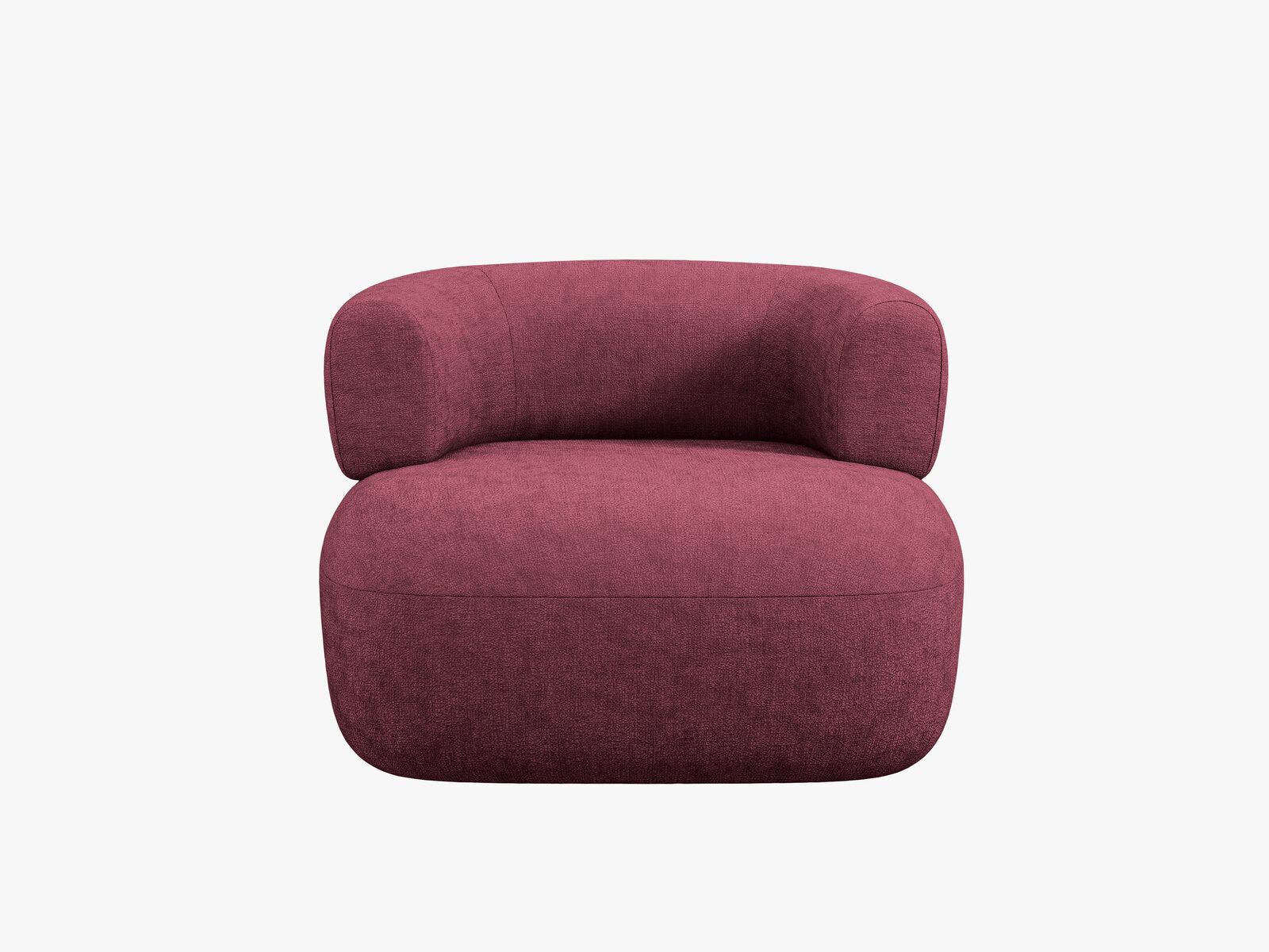 Micadoni Sessel Jenny Chenille Perfect Harmony Purpur Rot