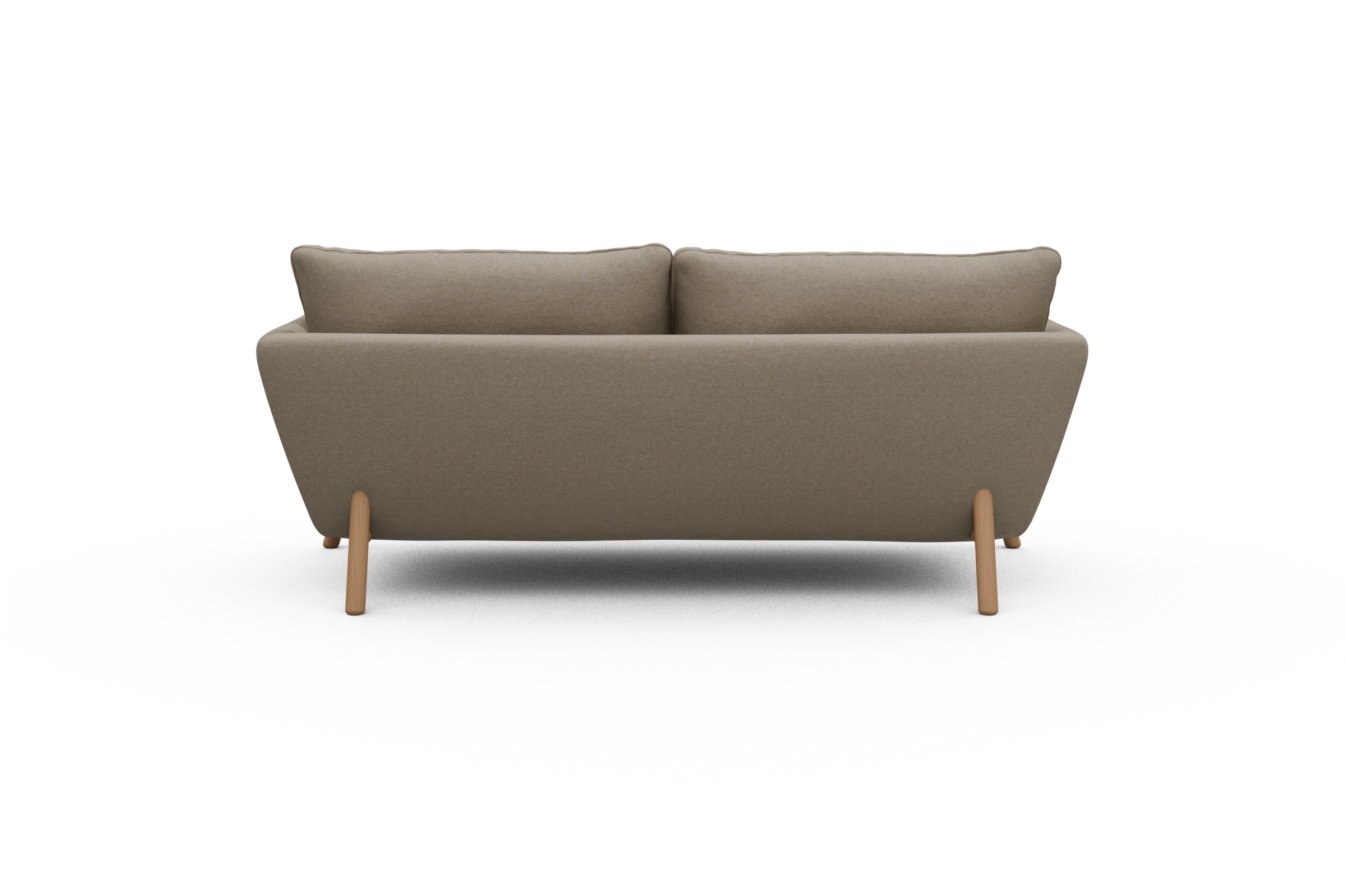Sofa Emil 2-Sitzer Beinfarbe Eiche Natur Satya-Natural