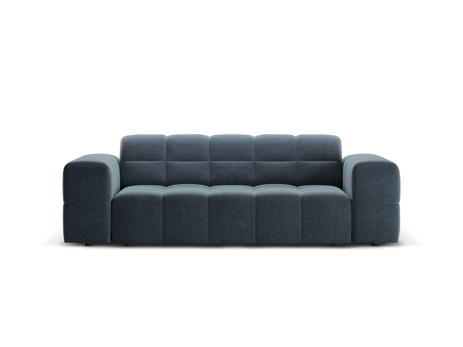 Cosmopolitan Design Sofa Chicago 2-Sitzer Chenille Haga Königsblau