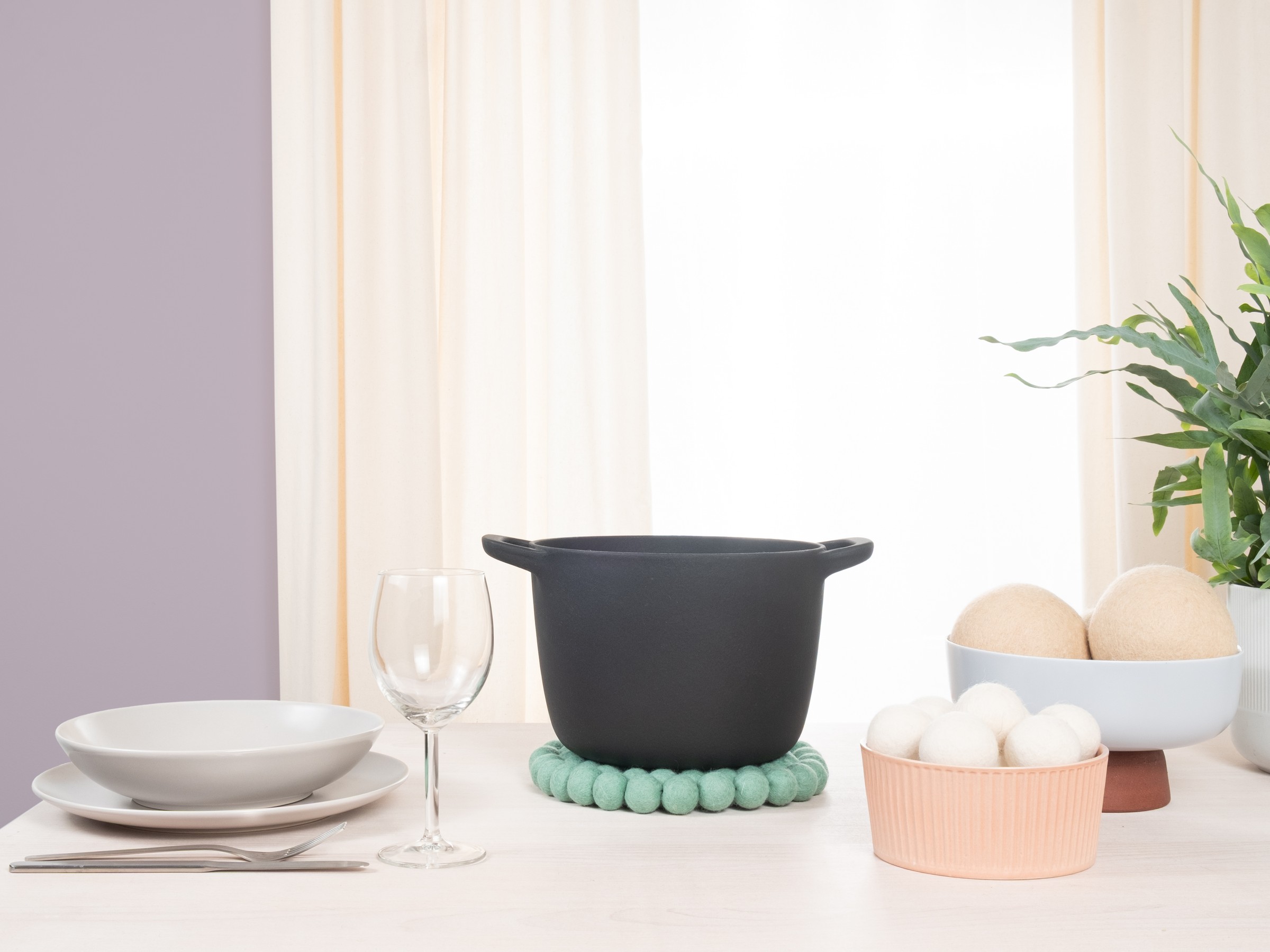 myfelt Fine Topfuntersetzer Türkis Ø 20 cm
