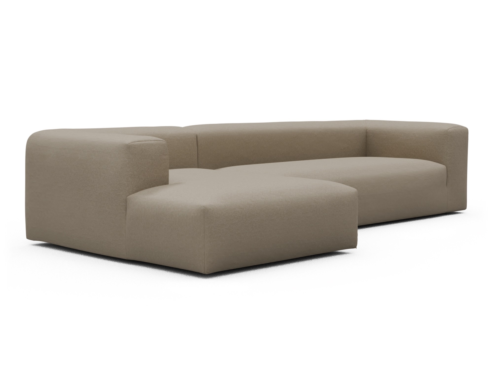 Skandi Home Ecksofa Fred Chaiselongue links mit 2,5-Sitzer Satya-Natural moebelfaktor