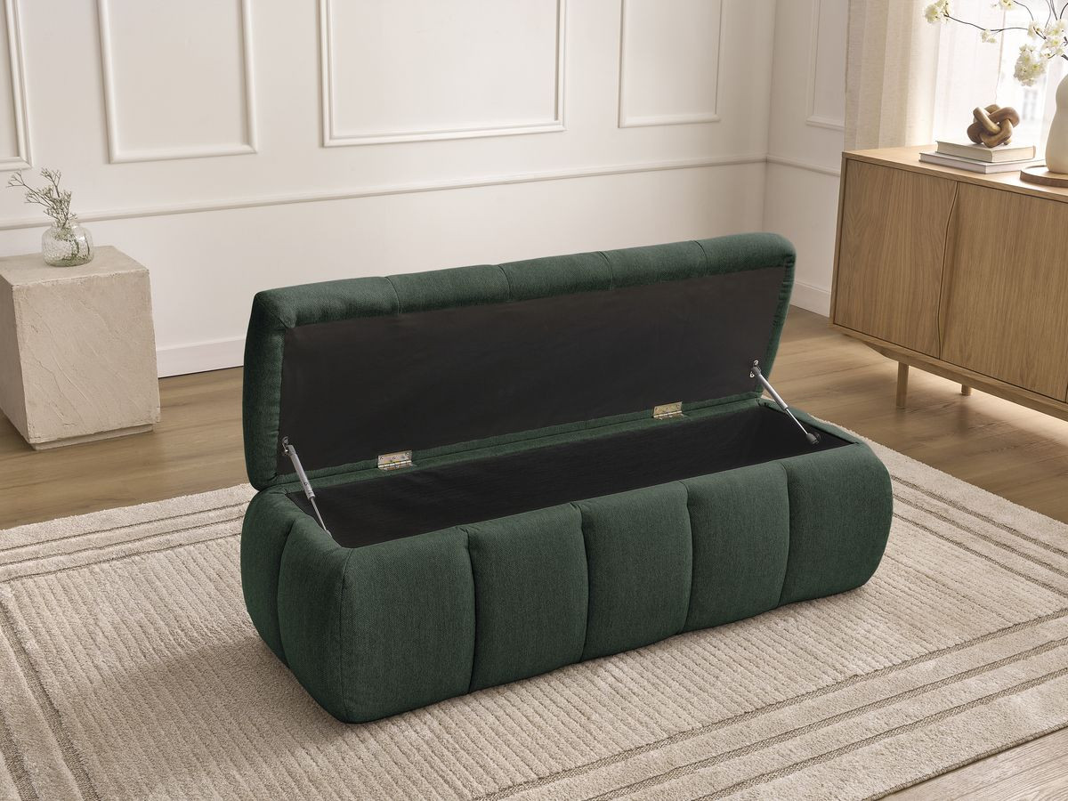 Bobochic Denali Bettbank 144 × 54 cm Stoff Grün