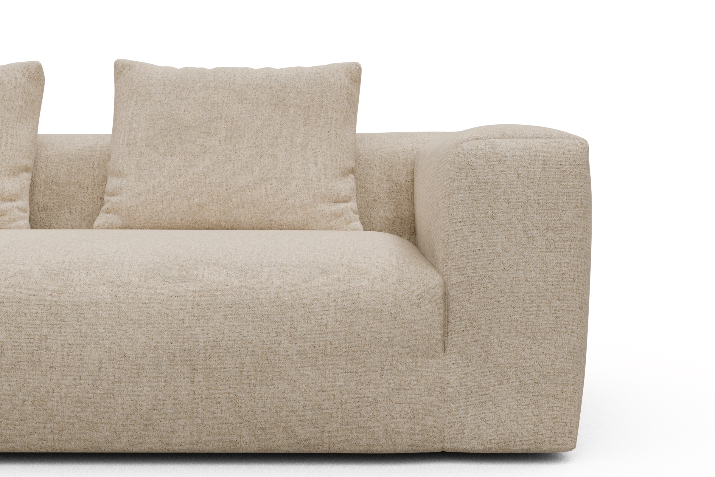 Sofa Fred 3-Sitzer Casone-Natural-Beige