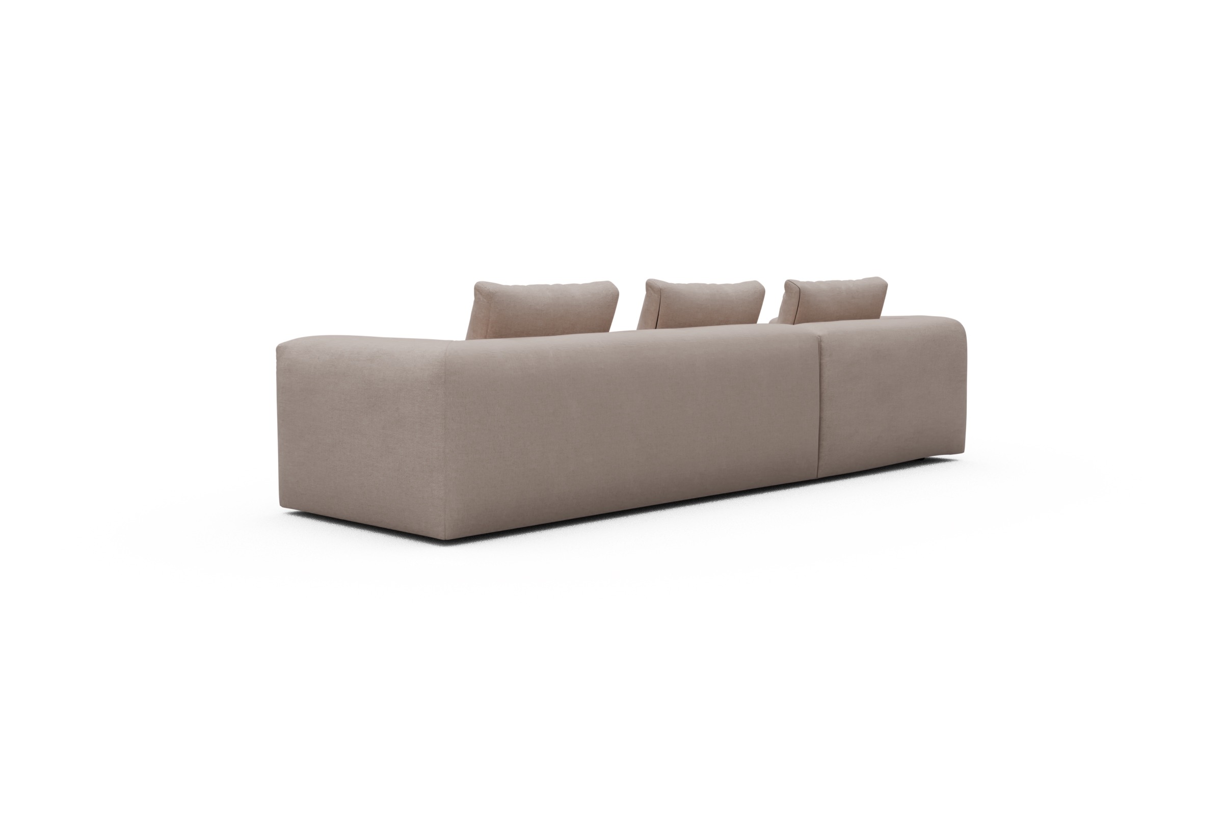 Ecksofa Fred Chaiselongue links mit 2,5-Sitzer Weda-Sand