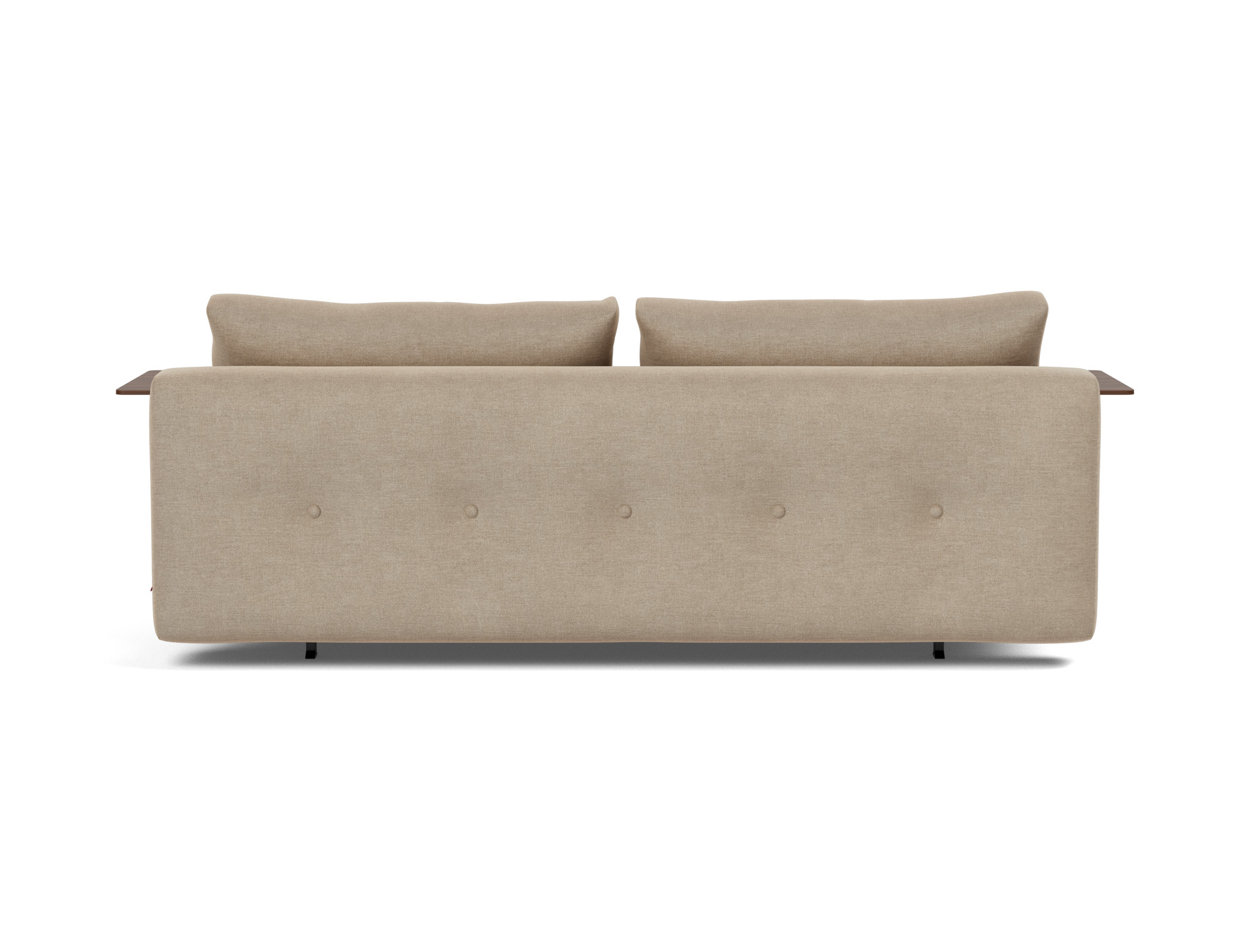 Schlafsofa Recast mit Armlehnen Flachgewebe Phobos 587-Mocha
