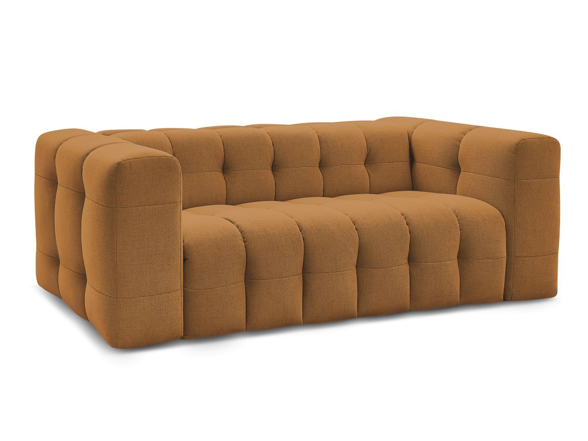 Bobochic Cloud Schlafsofa 3-Sitzer Stoff Gelb