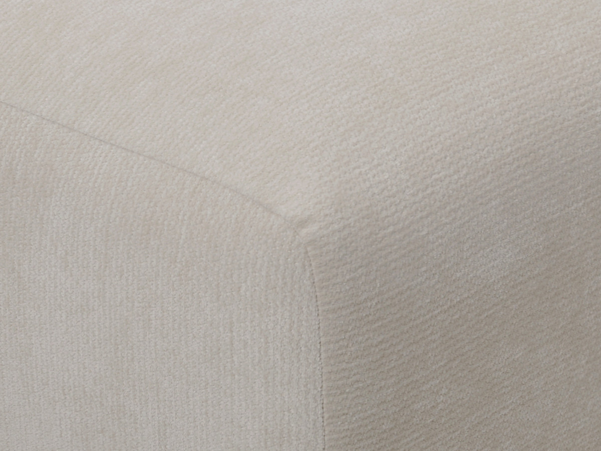 Bobochic Minorque Schlafsofa 2,5-Sitzer Chenille Weiß, Liegefläche 140 × 200 cm